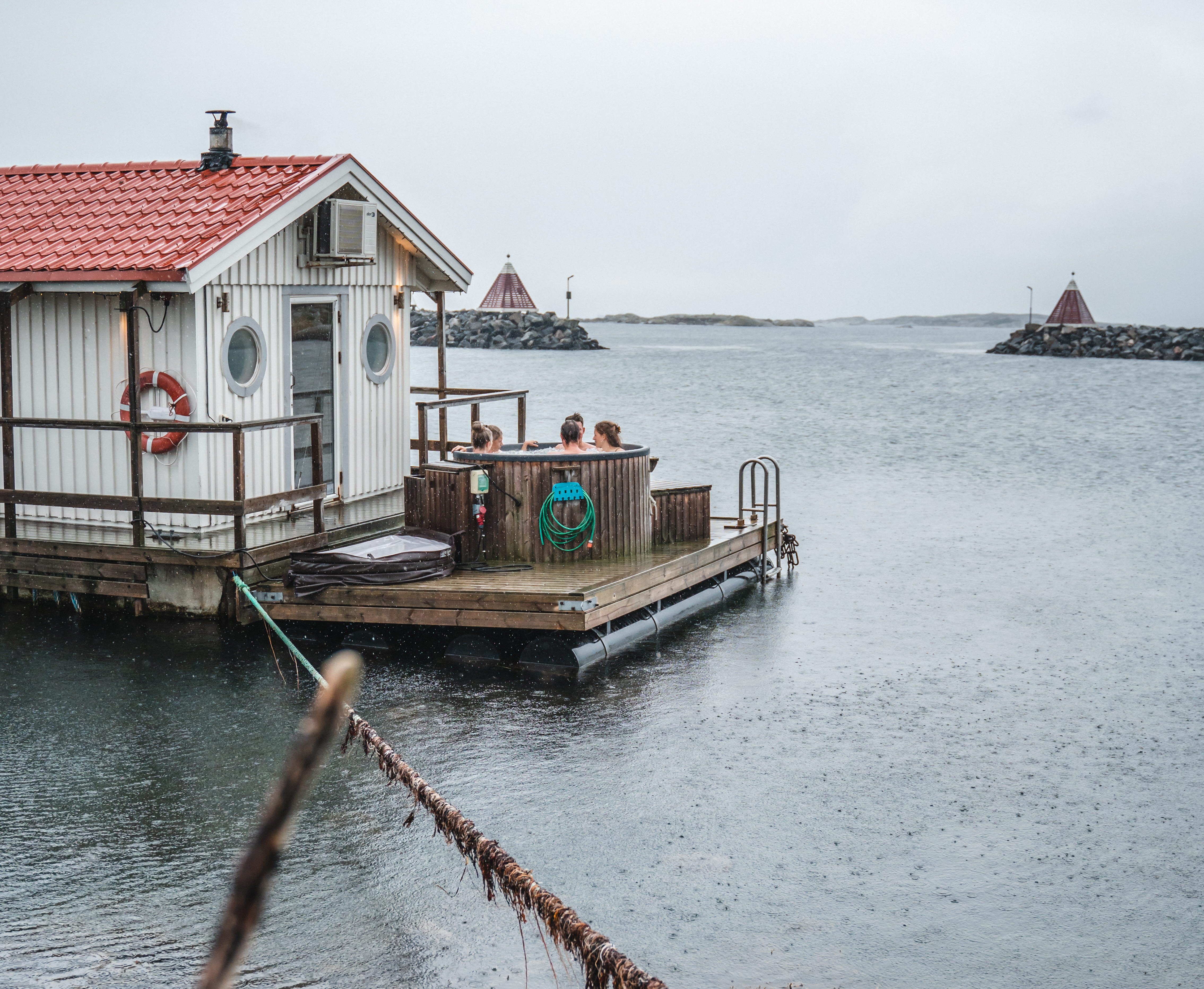 Människor upplever Kajkanten Vrångö
