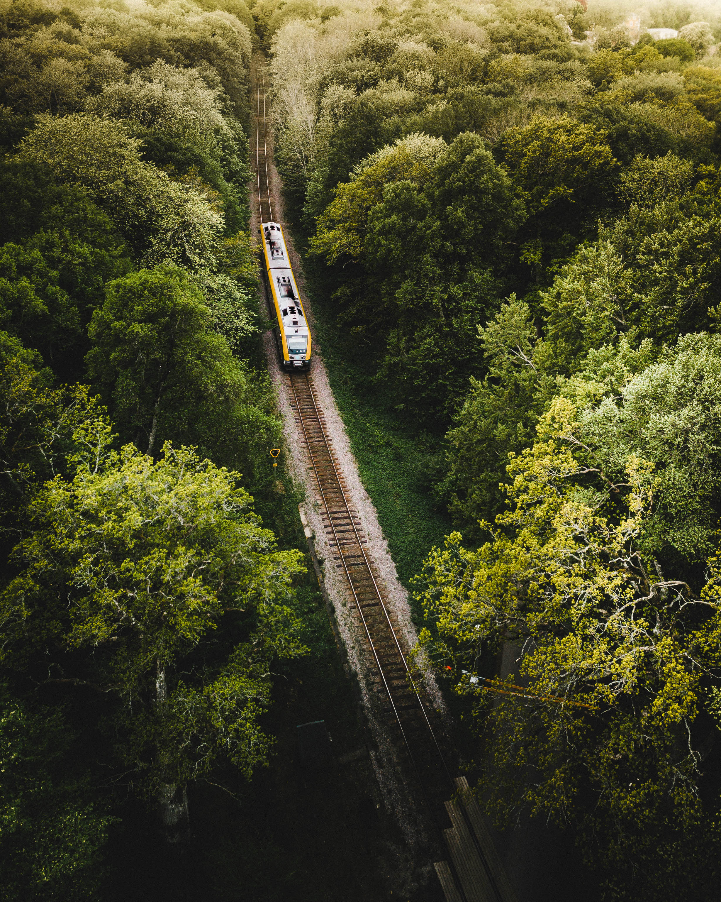 Tåg genom Kinnekulle