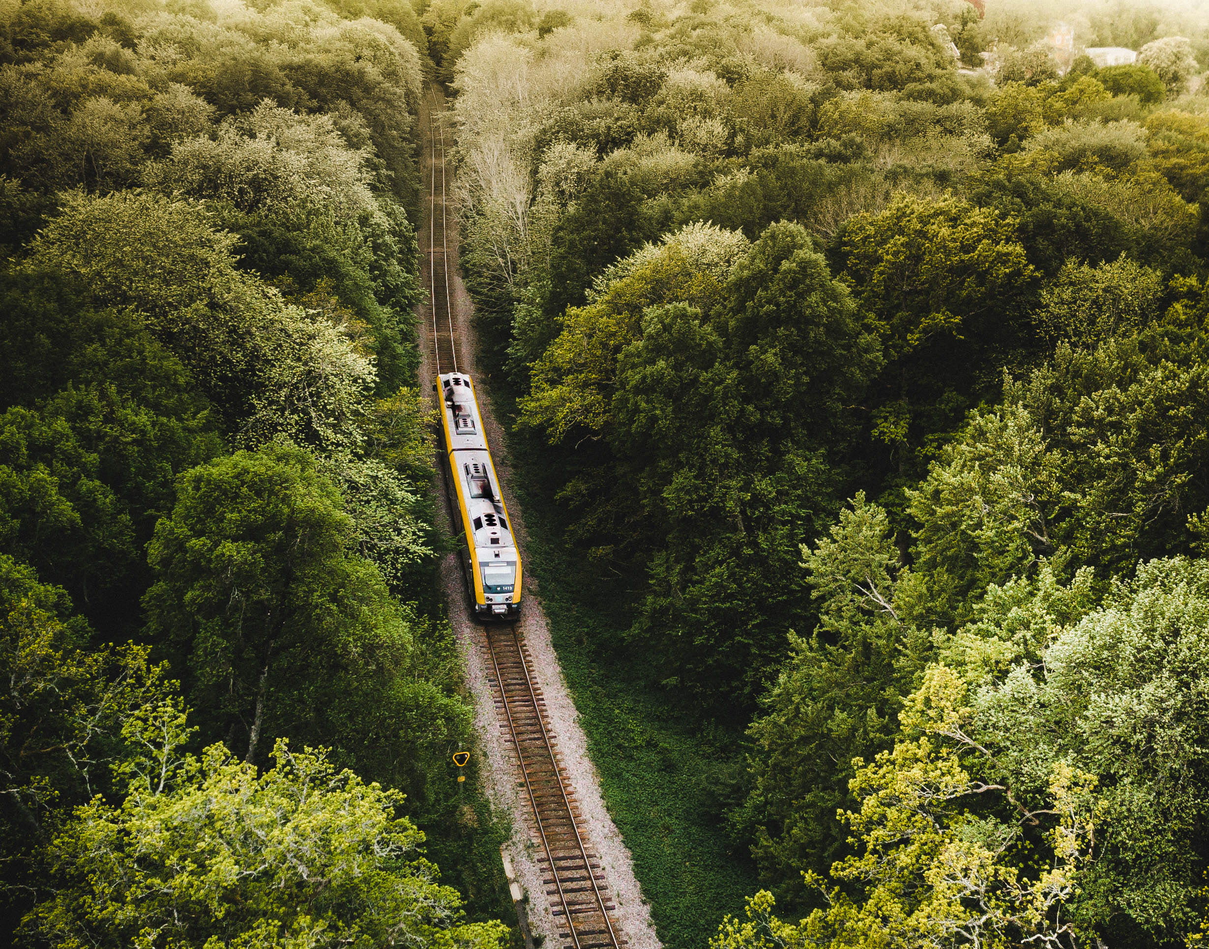 Tåg genom Kinnekulle