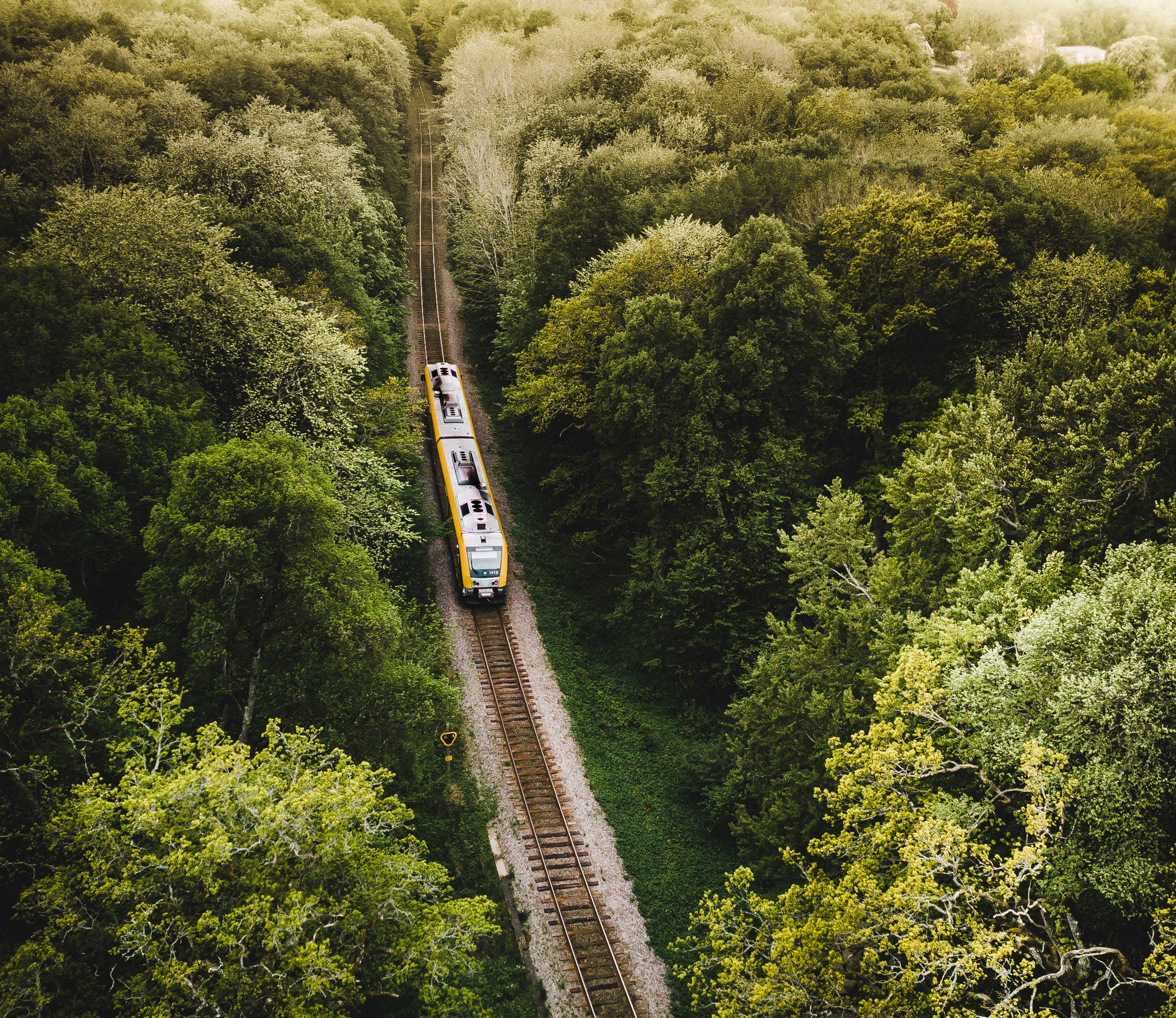 Tåg genom Kinnekulle
