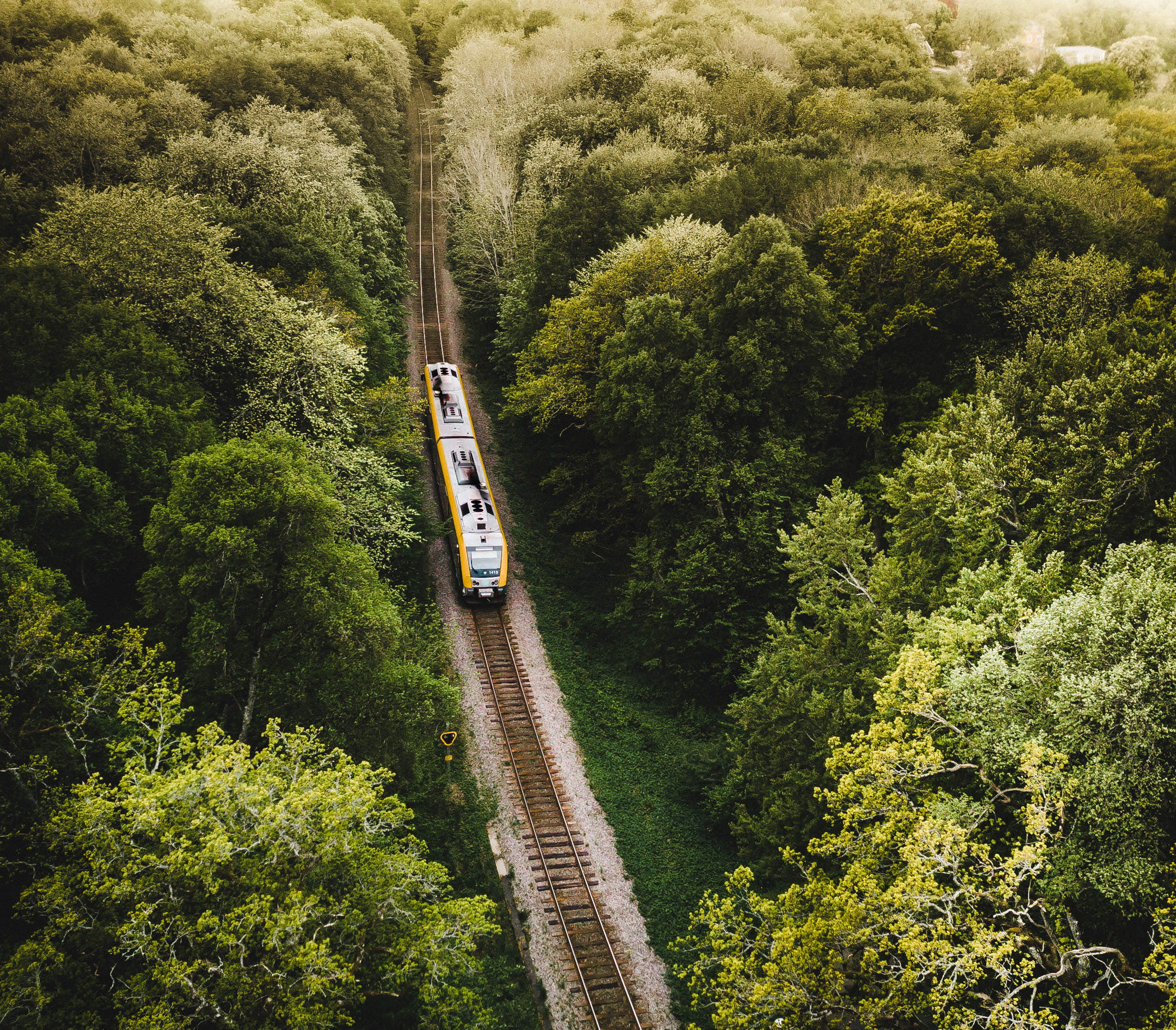 Tåg genom Kinnekulle