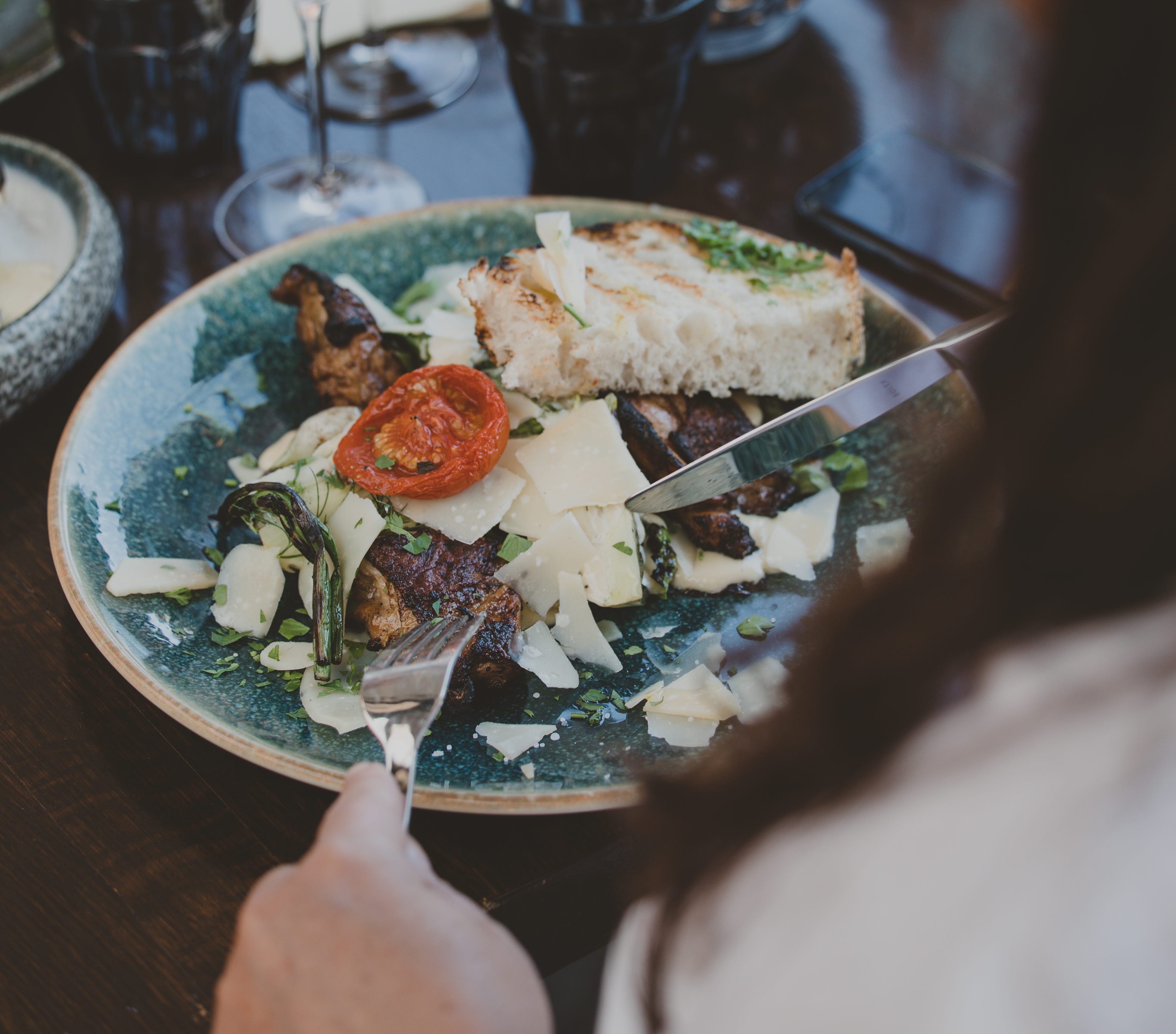 Cooked meal at Kläpphagen Koster.