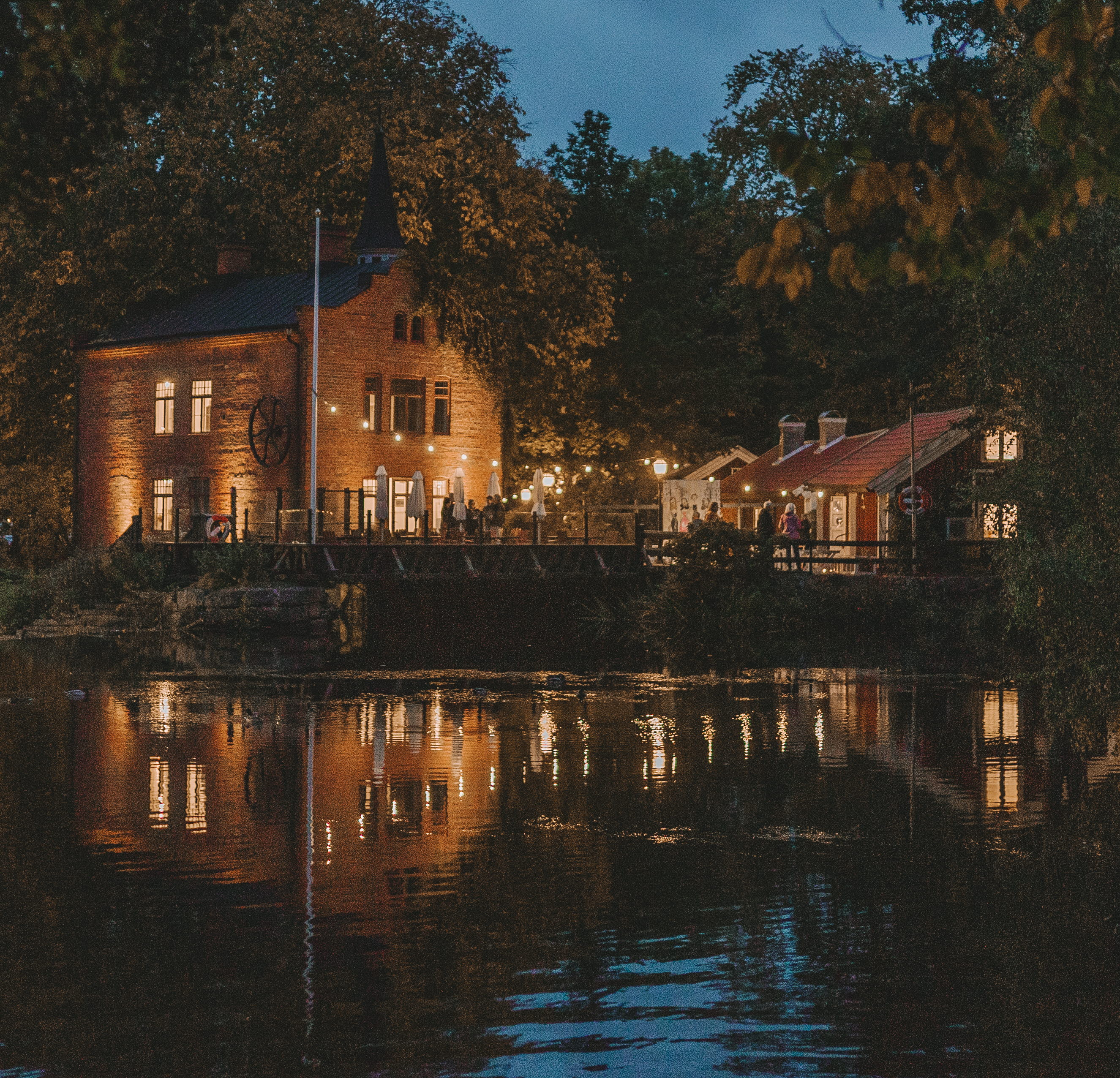 Art night in Tidaholm