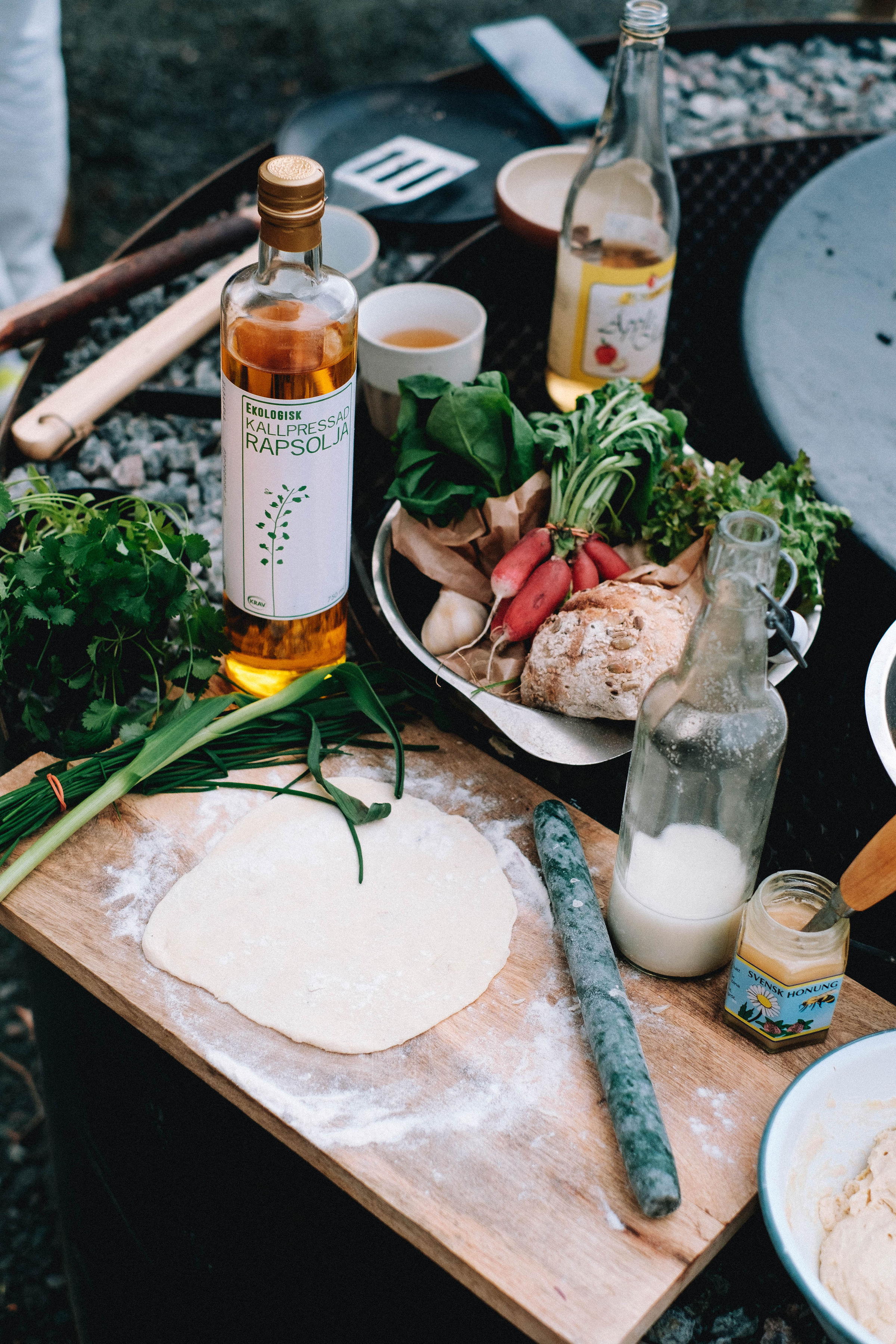 Utomhusmatlagning på Kroppefjäll