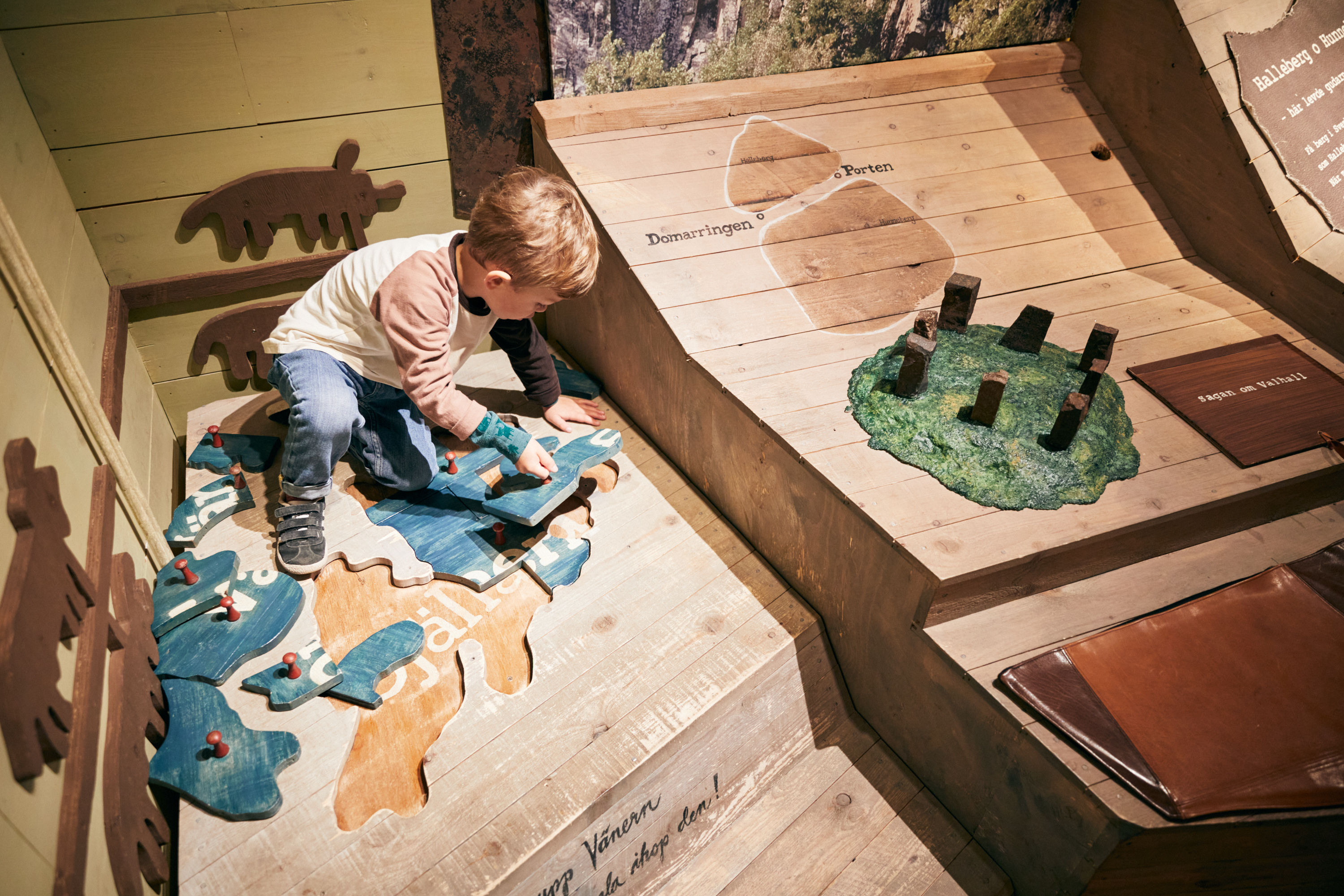 Barn på Kungajaktmuseet Älgens Berg