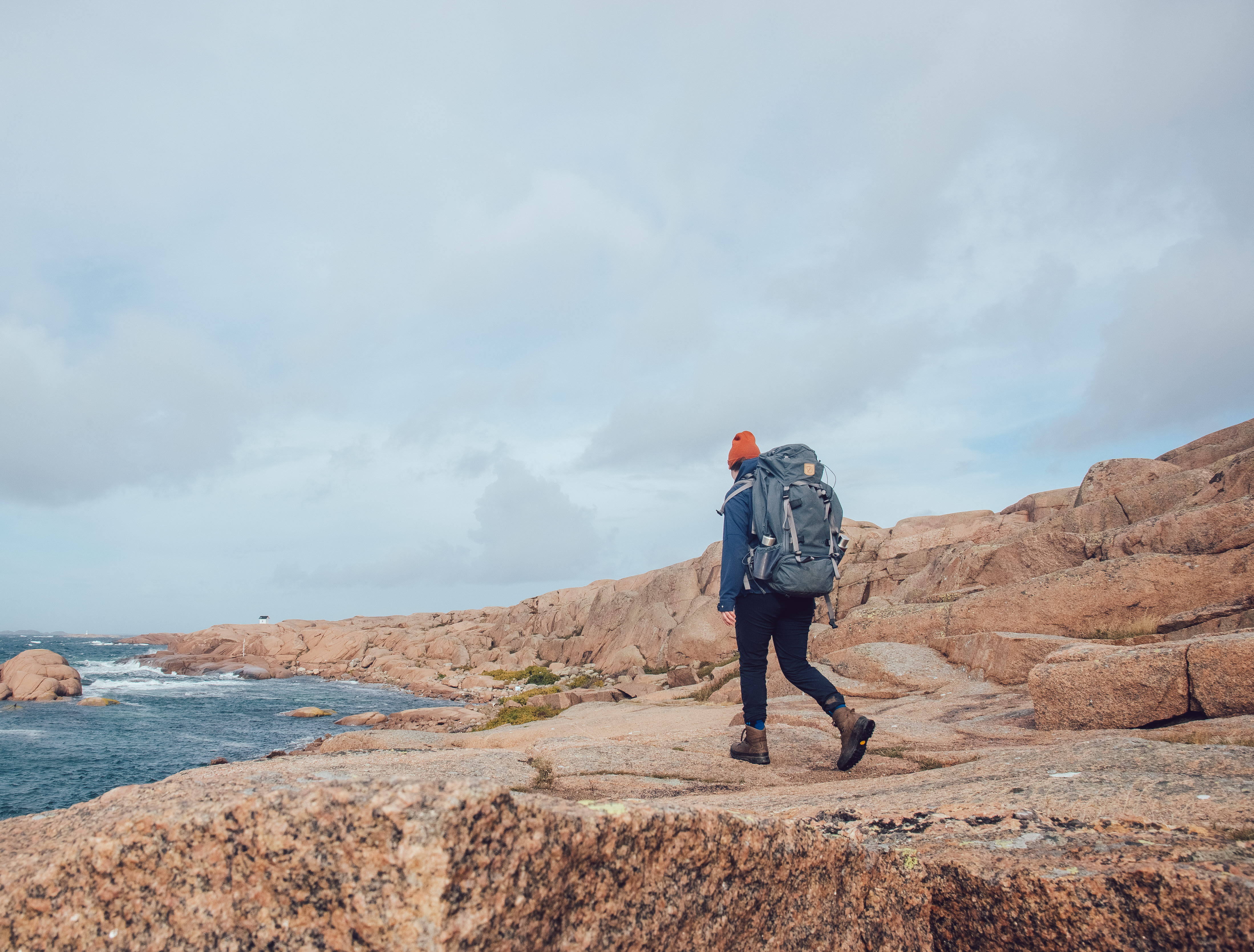 Woman hike in Lysekil
