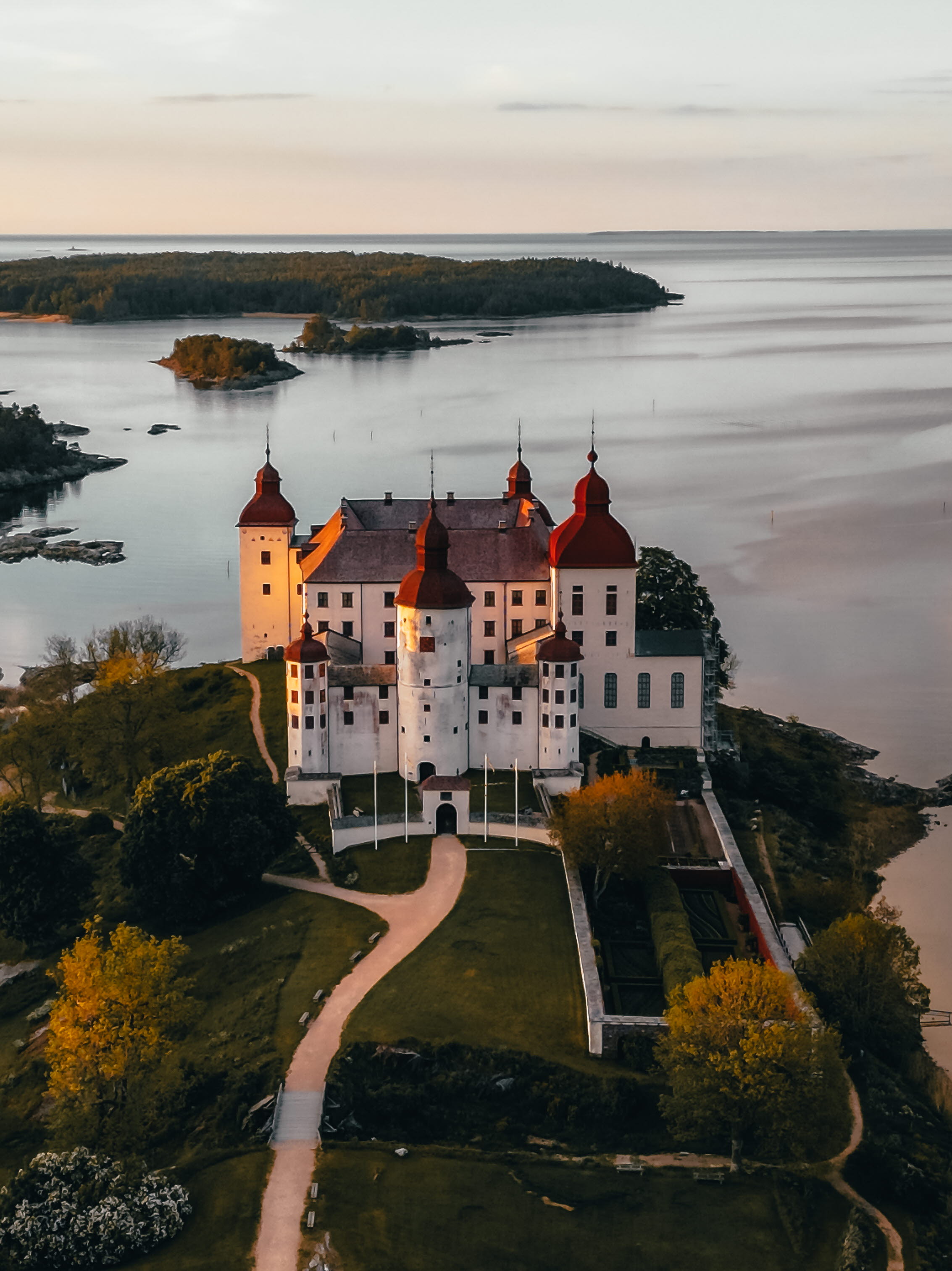 Läckö Slott vid Biosfärleden