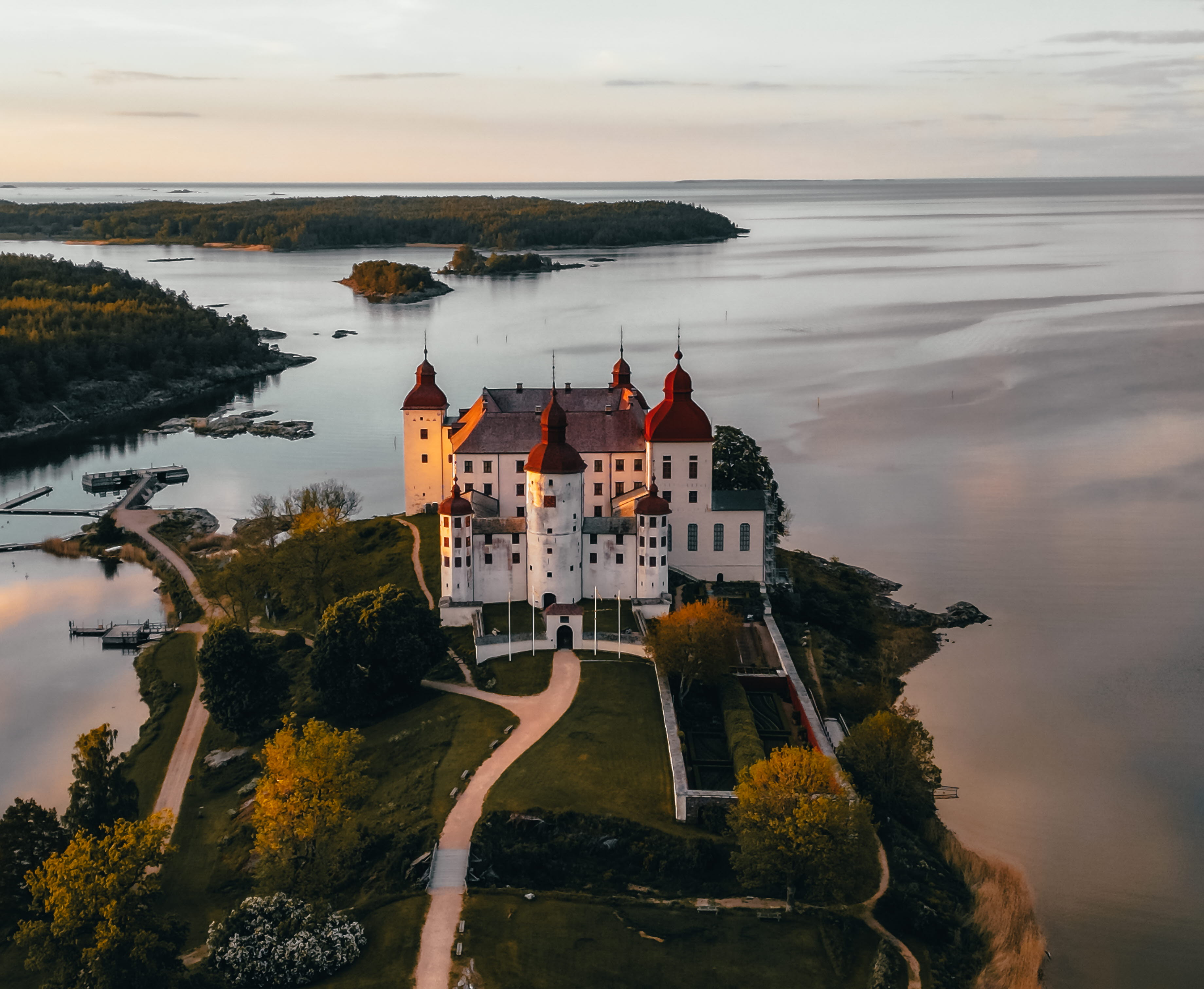 Läckö Slott vid Biosfärleden