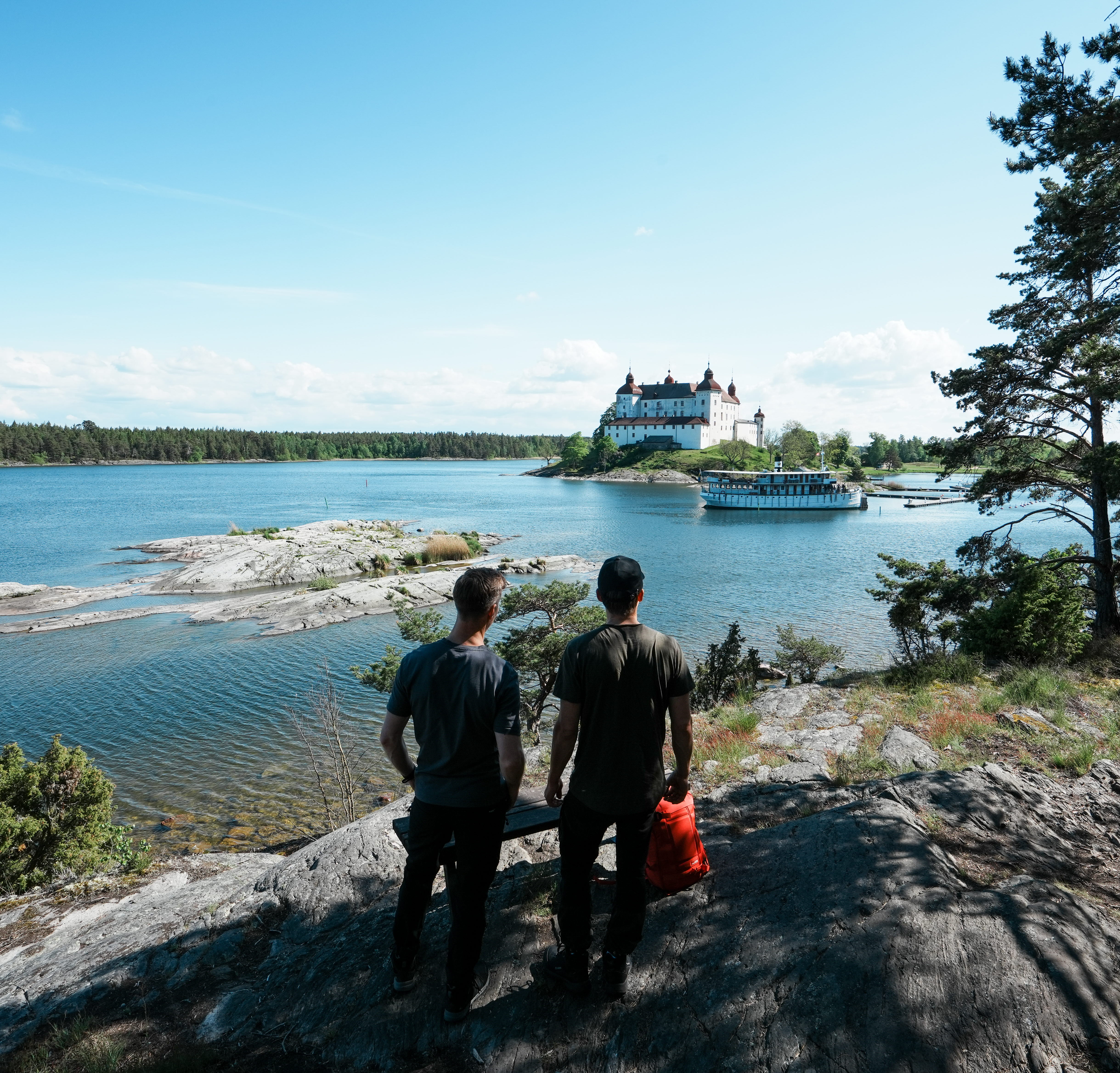 Läckö Castle and the trail Biosfärleden