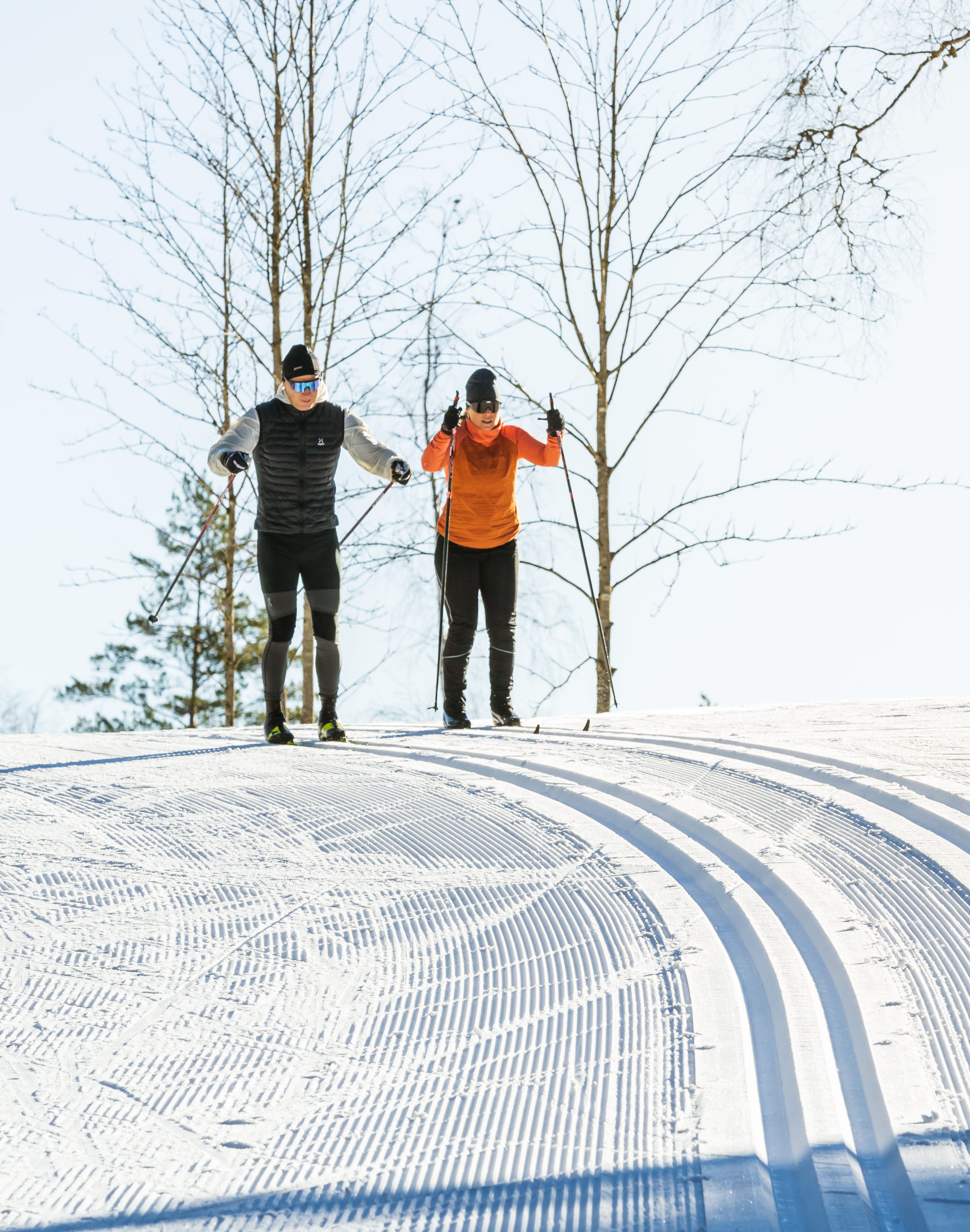 Skidåkning på Lassalyckan