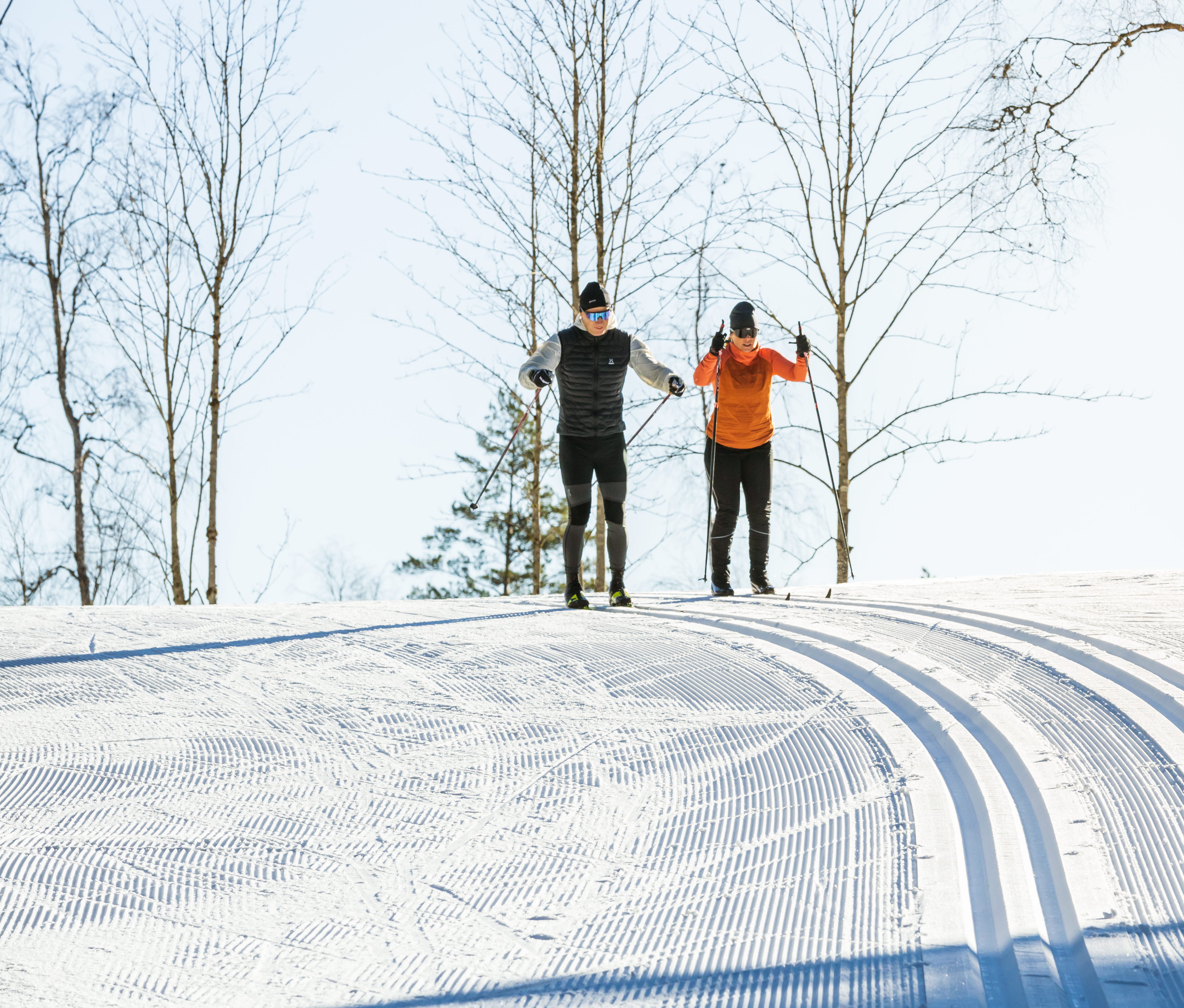 Skiing at Lassalyckan
