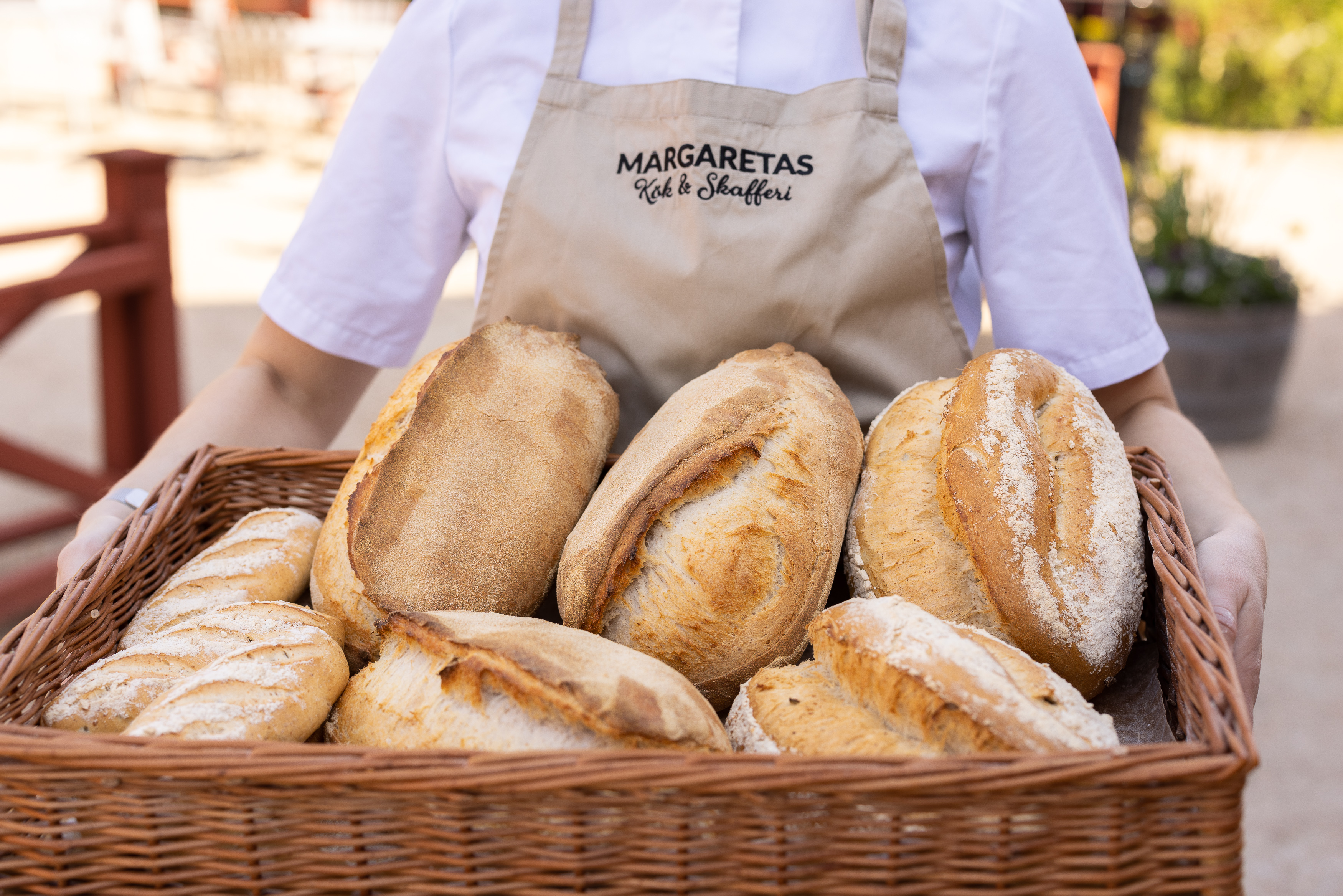 Nybakat bröd hos Margaretas kök och skafferi