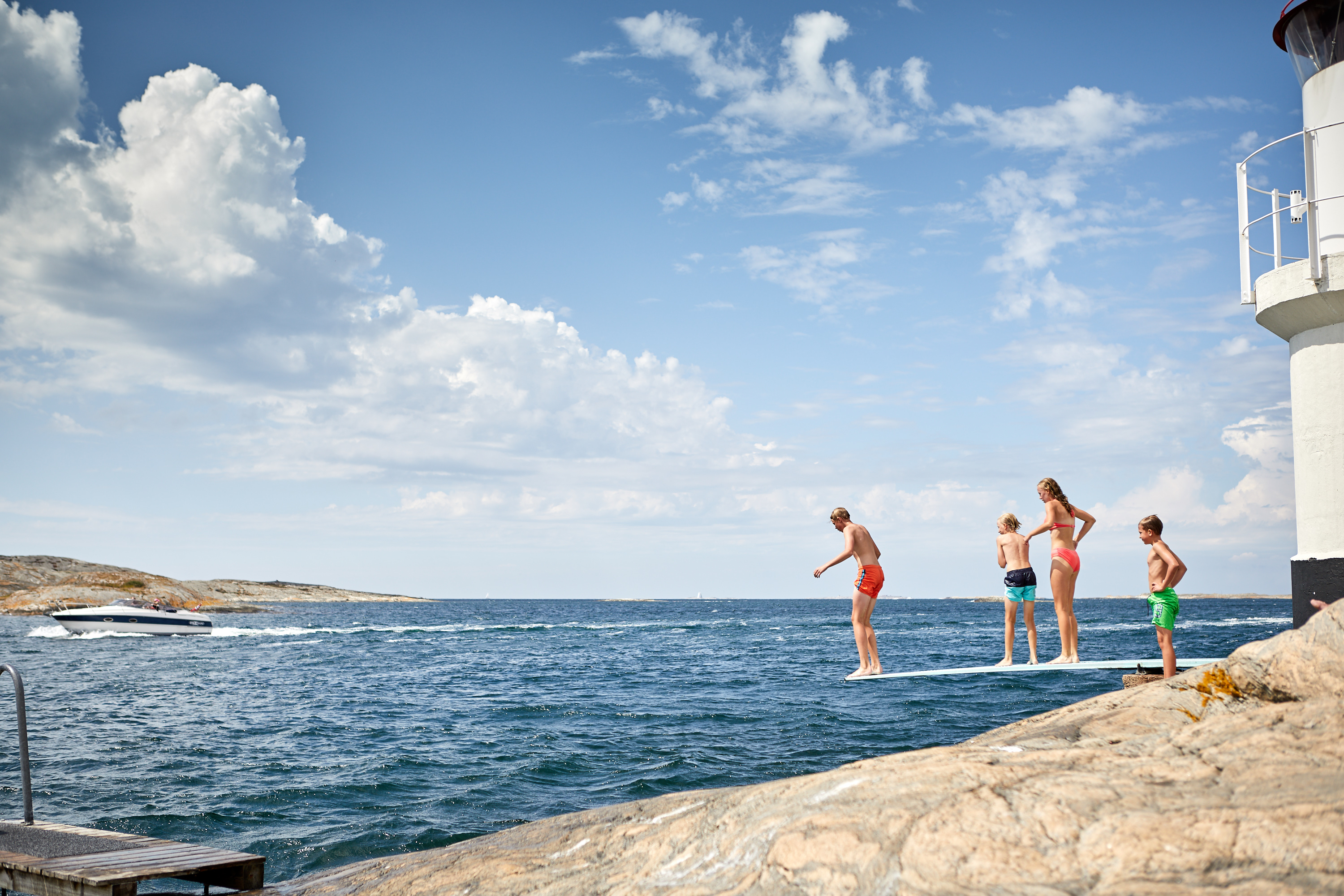 Summer in the archipelago of Bohuslän