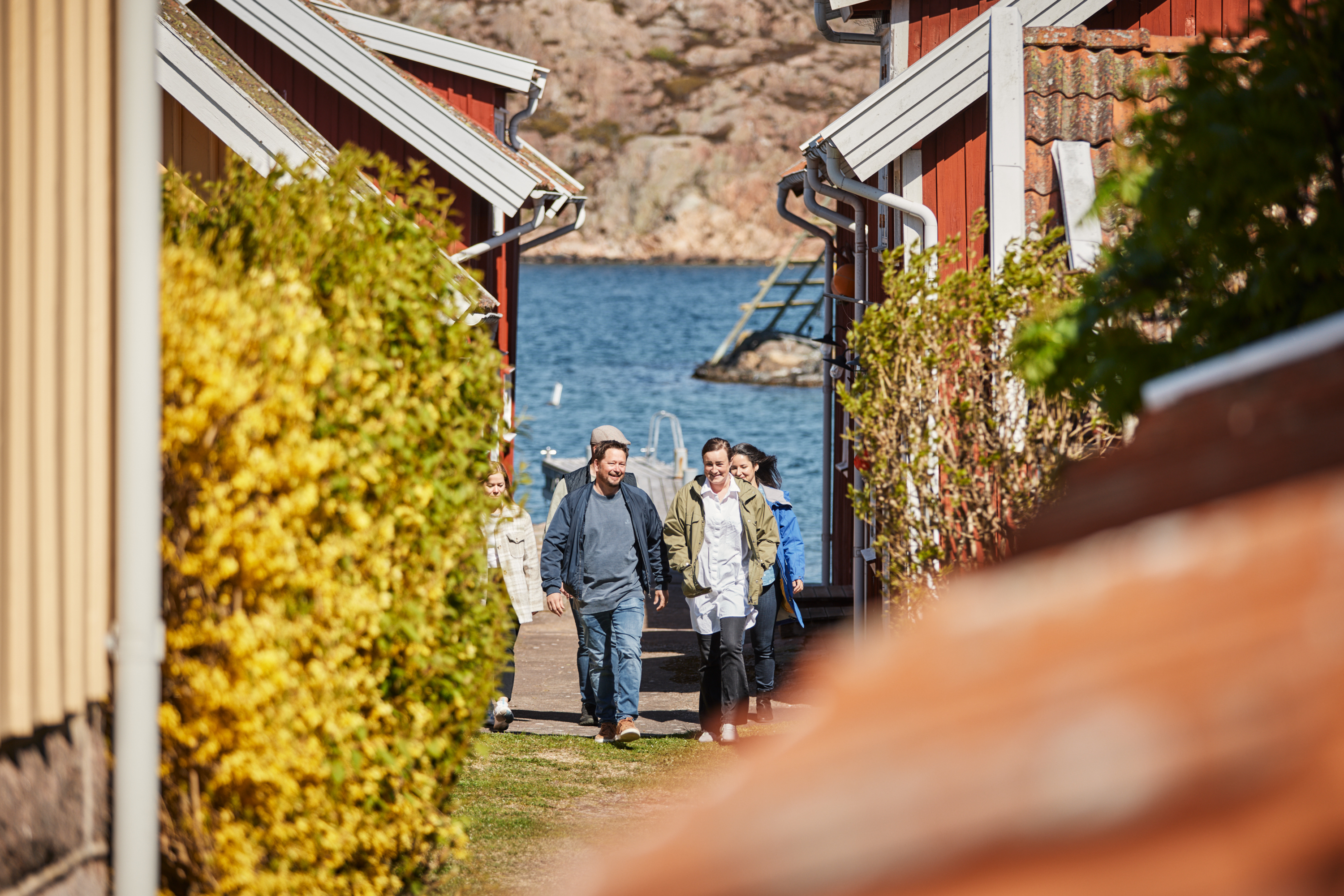 Människor som deltager på konferens i Bohuslän