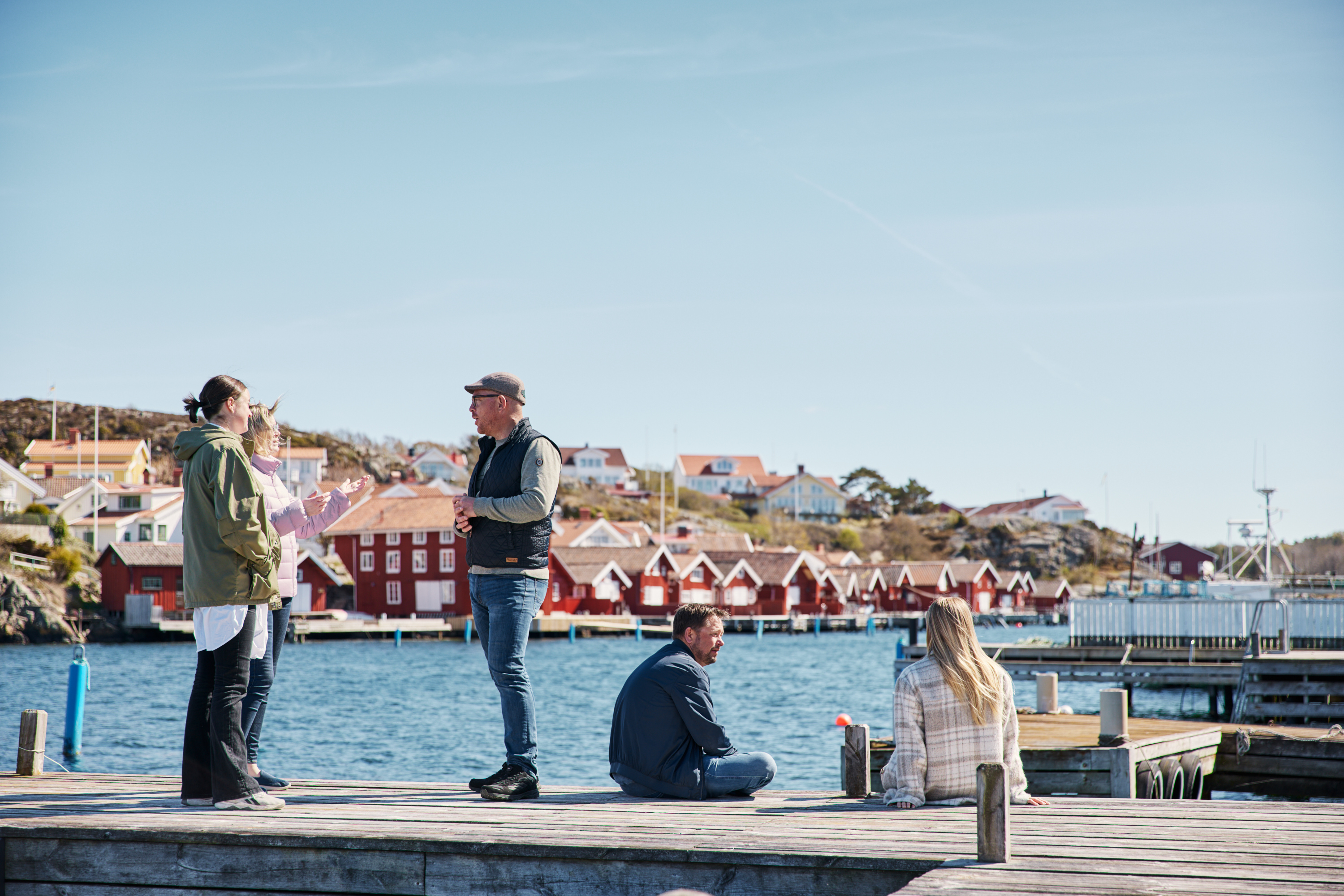 People attending a meeting in Bohuslän