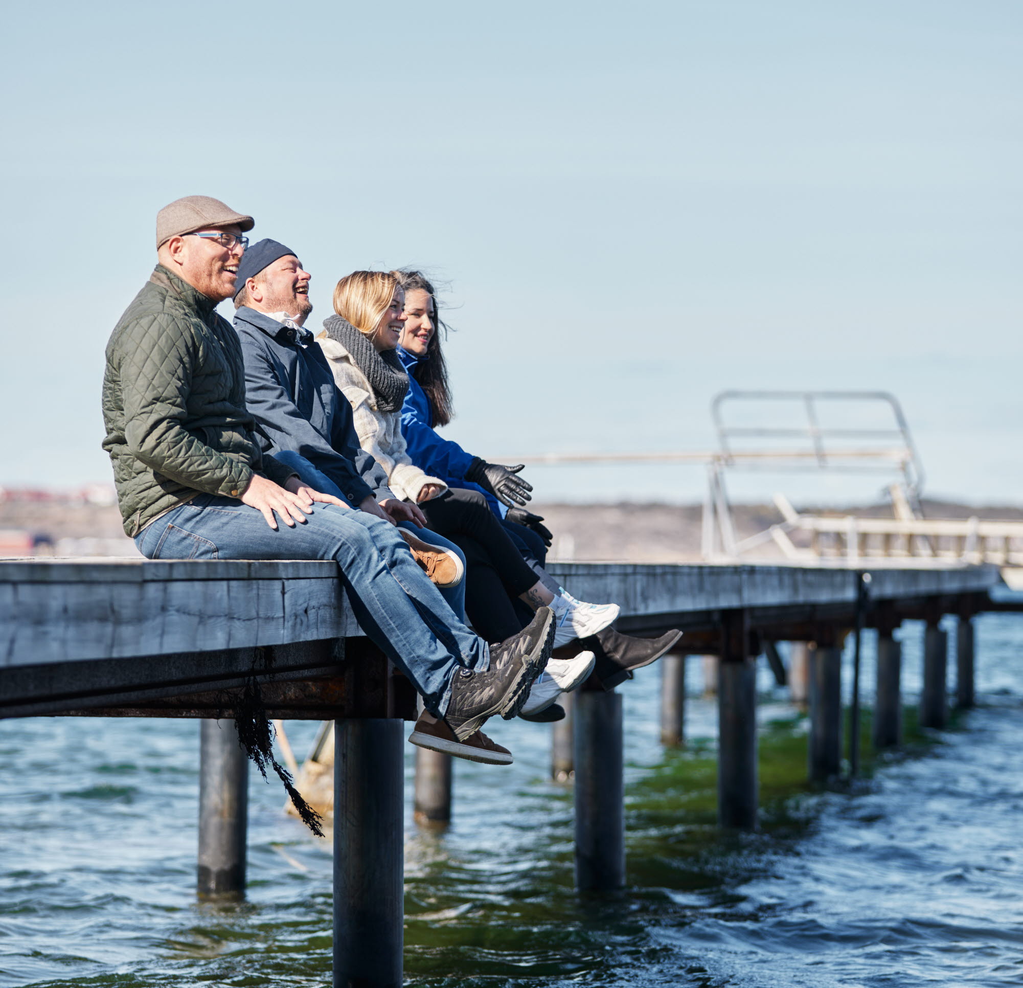 People attending a meeting in Bohuslän