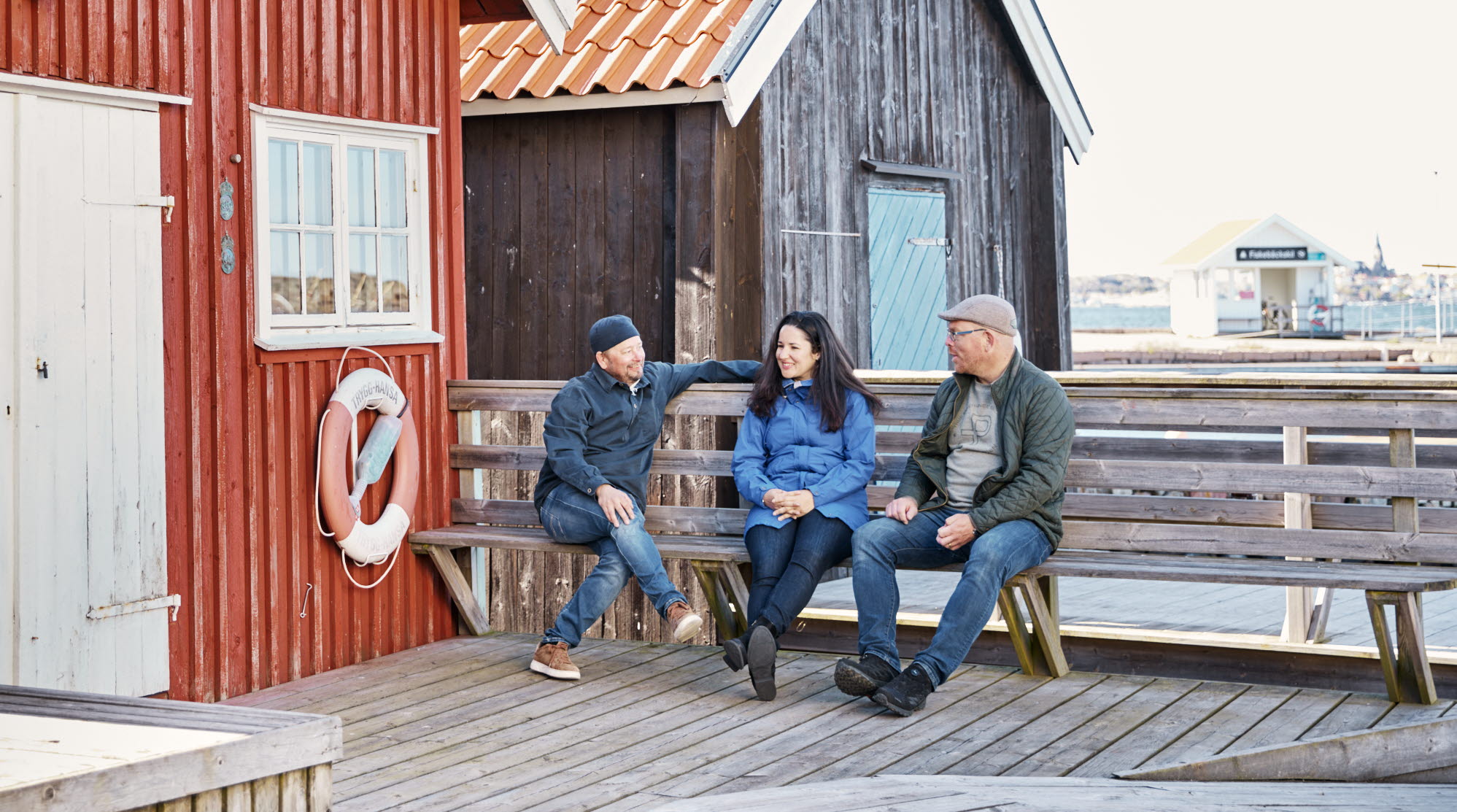 Människor som deltager på konferens i Bohuslän