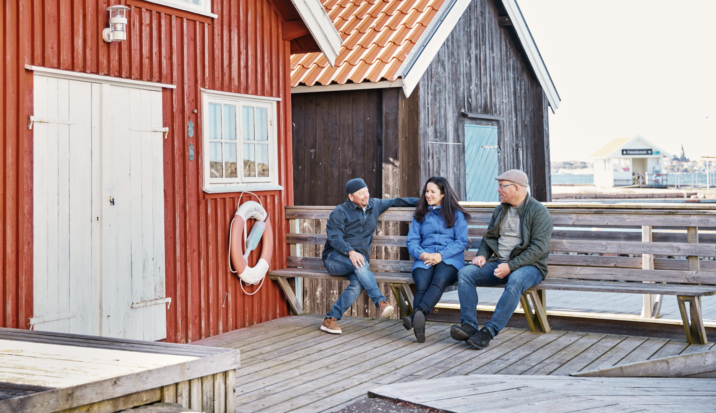 People attending a meeting in Bohuslän