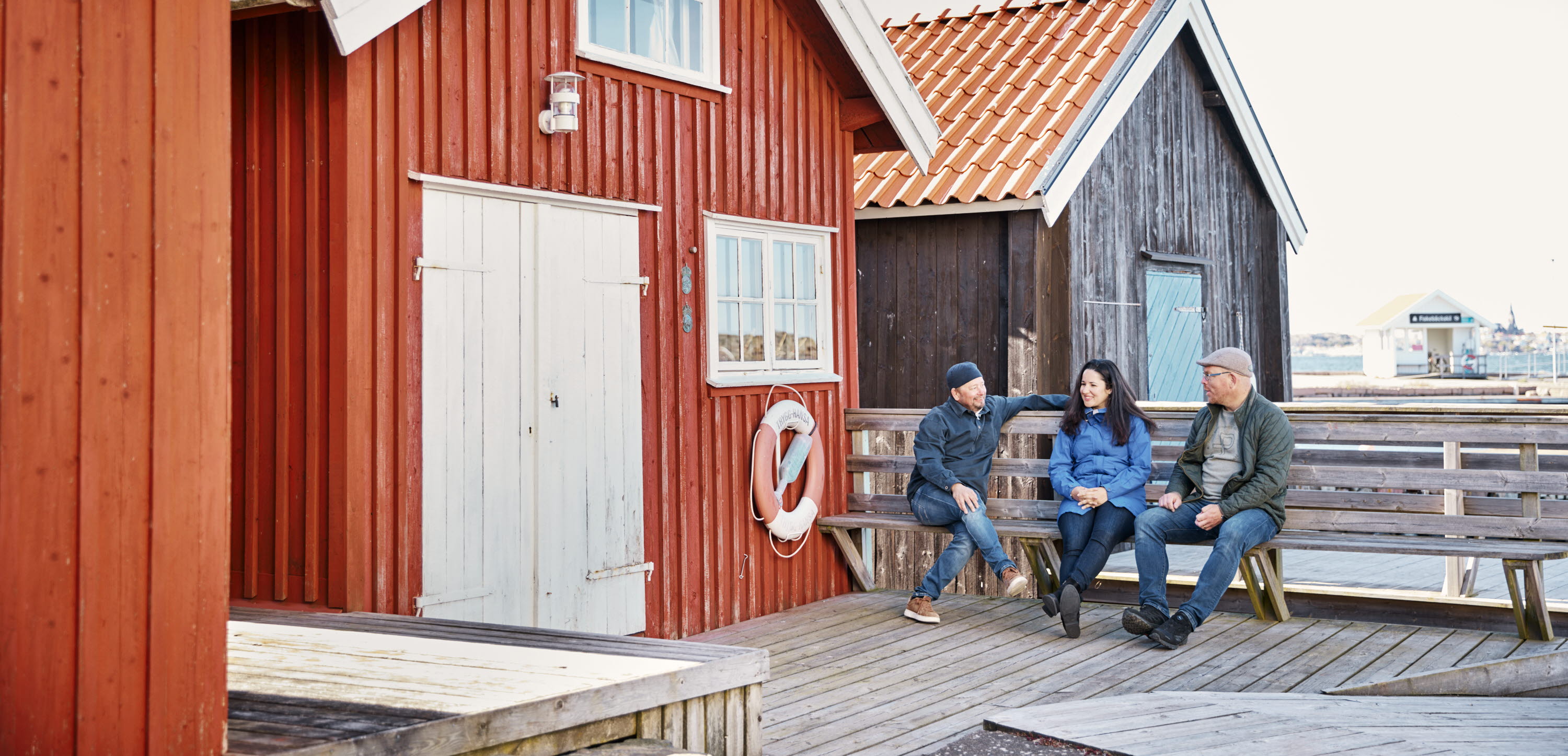 Människor som deltager på konferens i Bohuslän