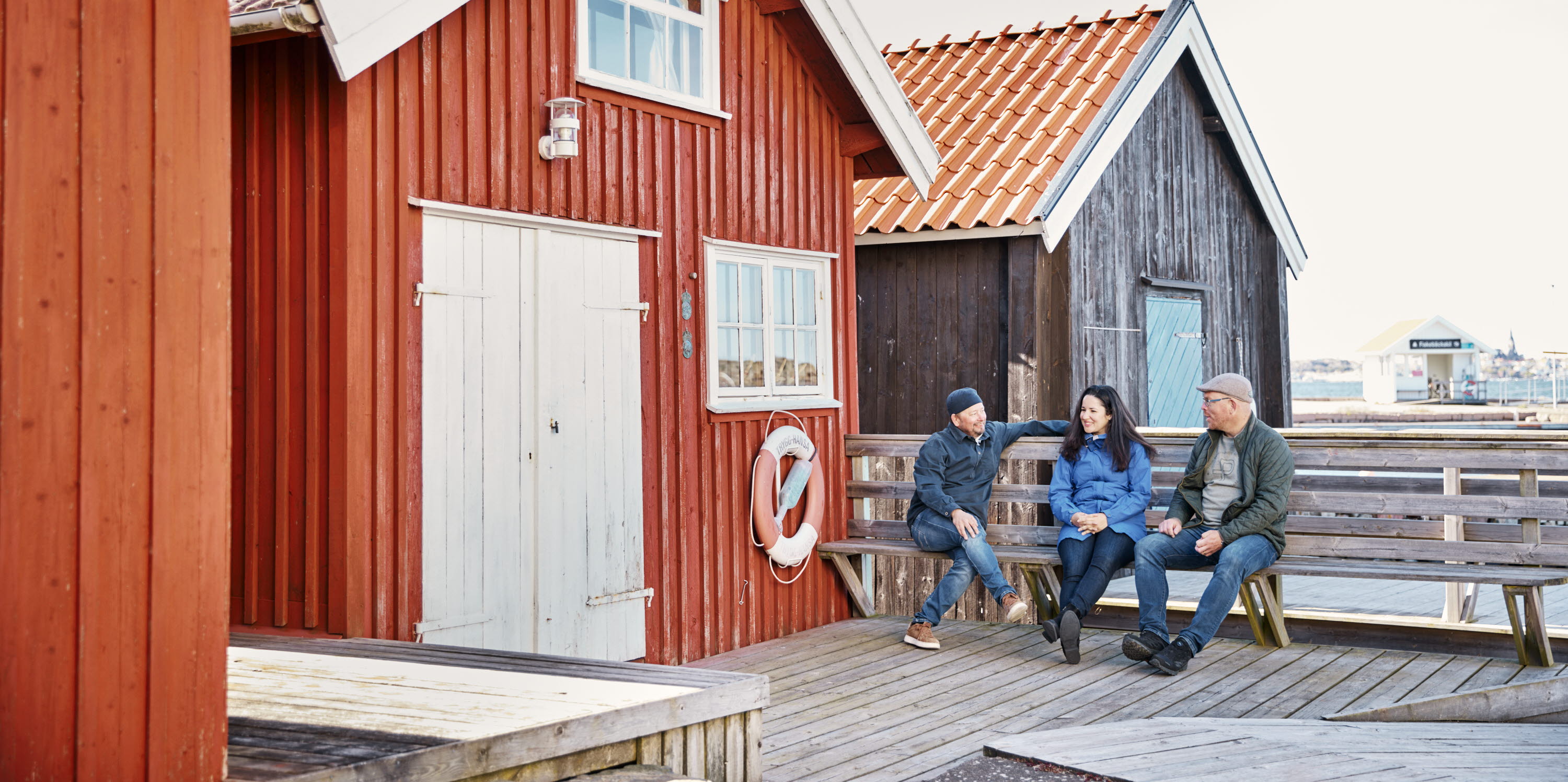 Människor som deltager på konferens i Bohuslän