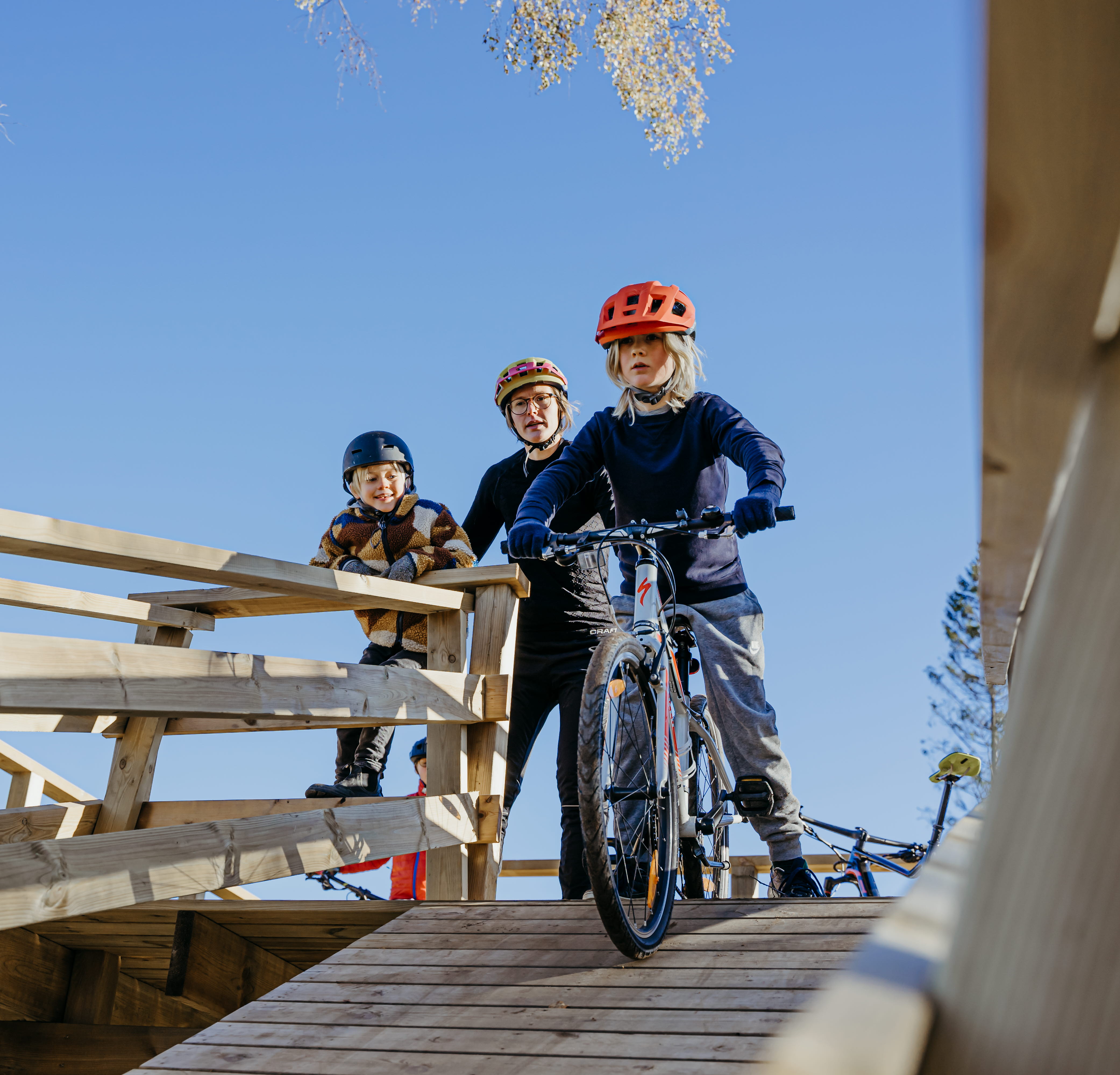 Cykla Mountain Bike vid Lassalyckan