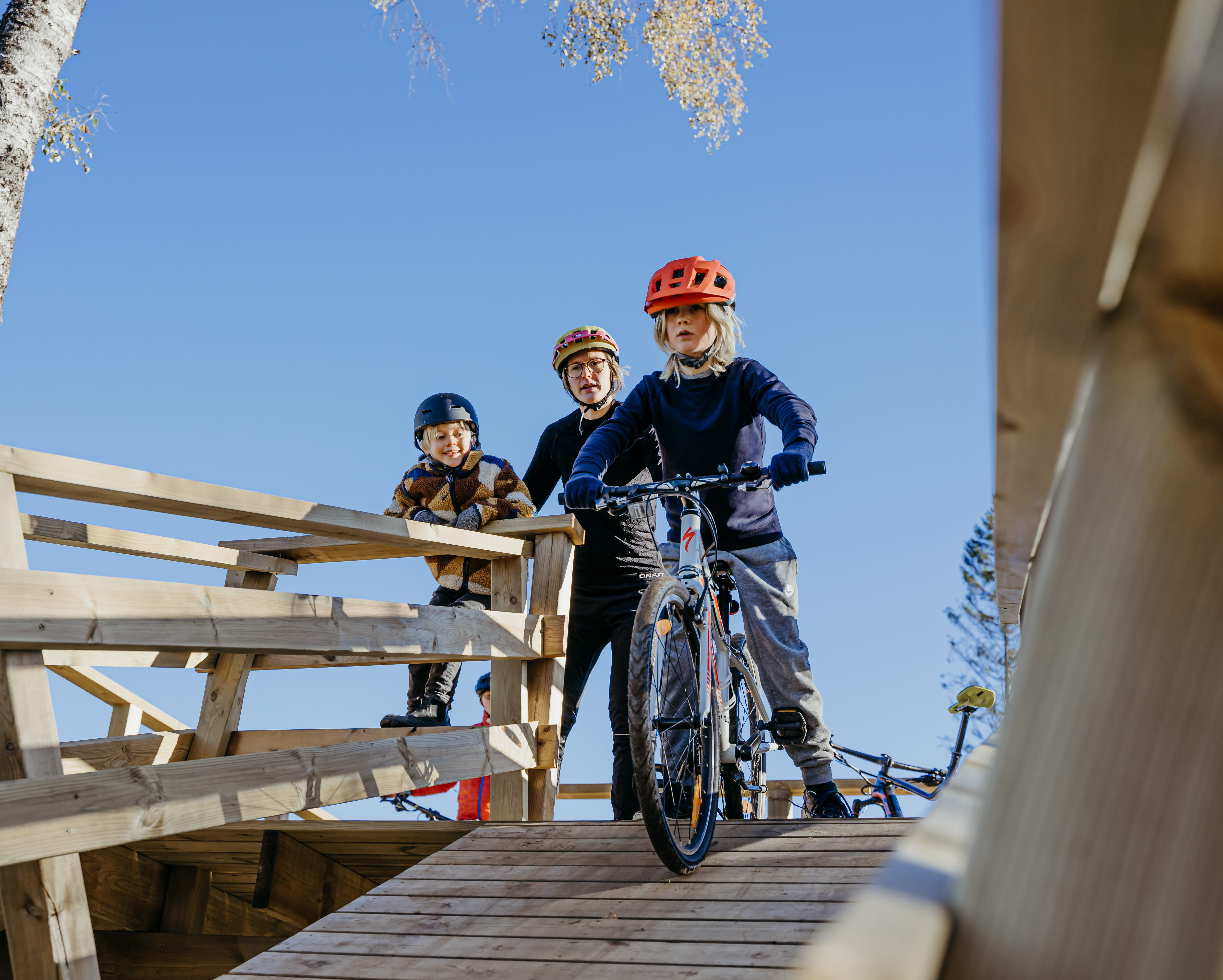 Cykla Mountain Bike vid Lassalyckan