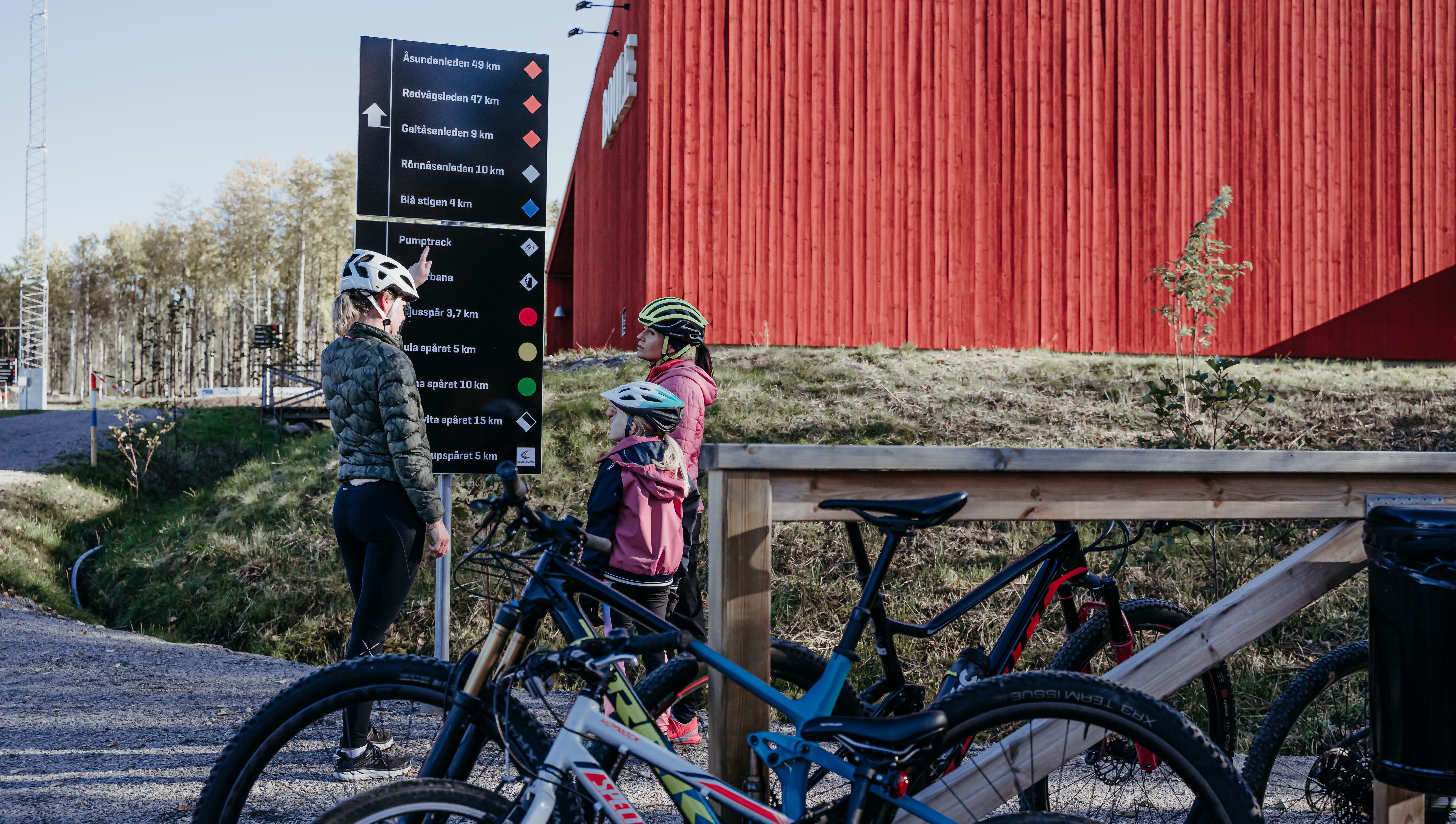 Cykla Mountain Bike vid Lassalyckan