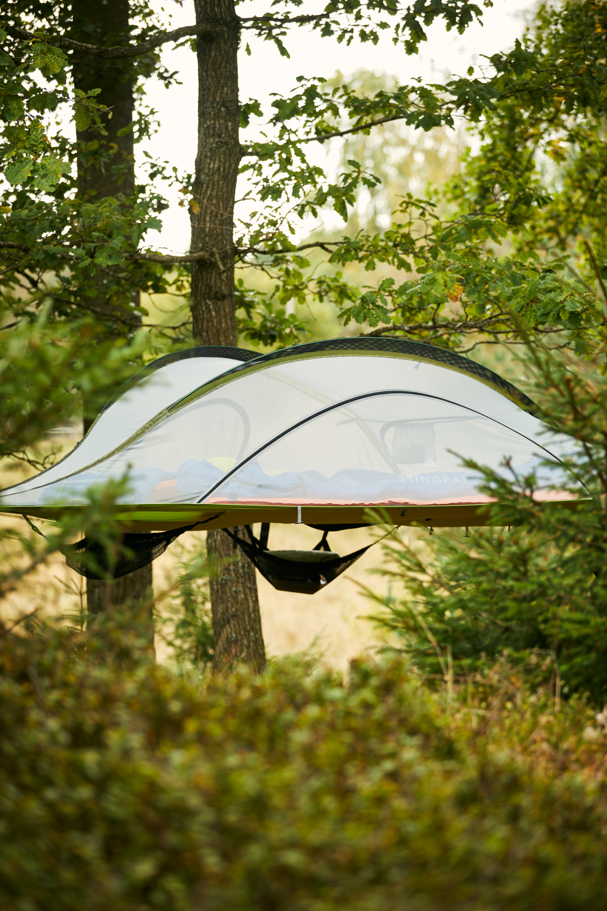 Tält hos Pevon Ecoturism