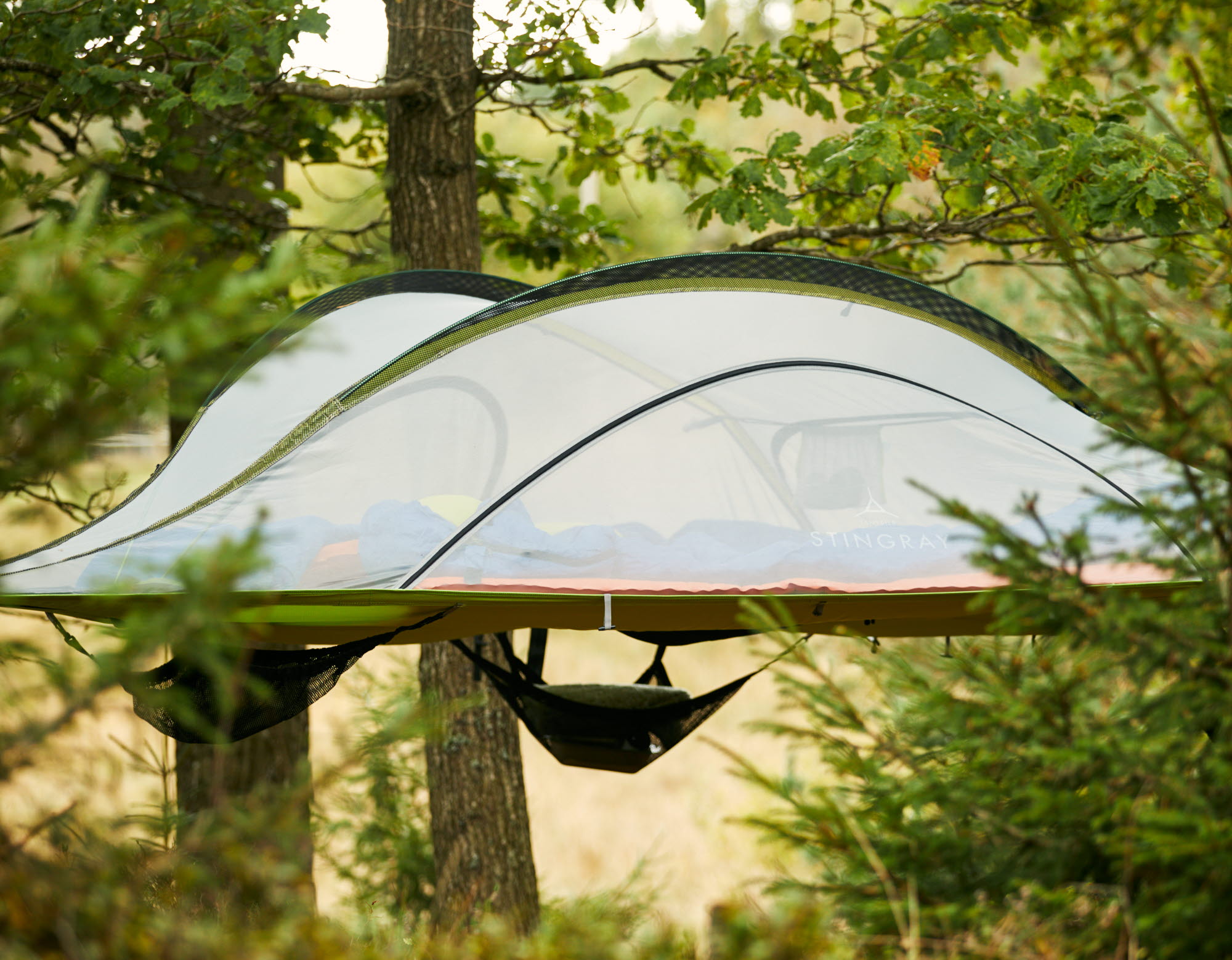 Tält hos Pevon Ecoturism