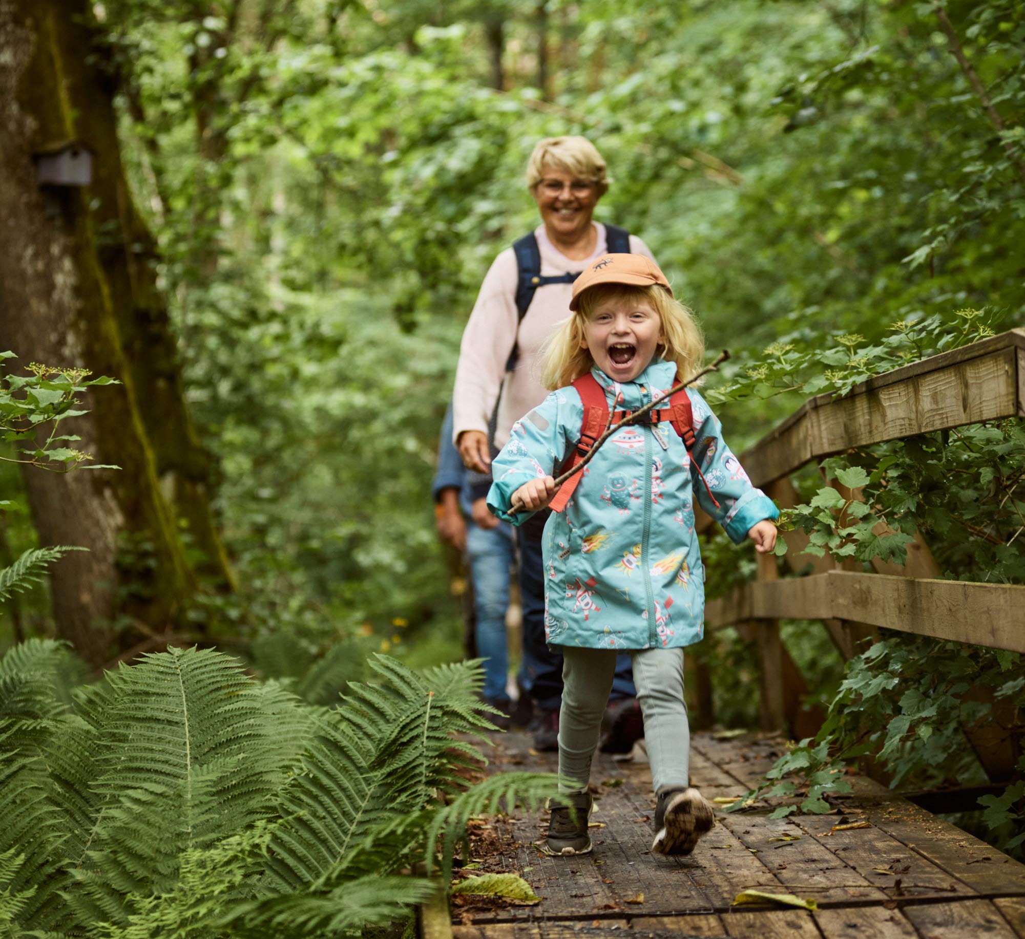 Människor som vandrar i naturen.