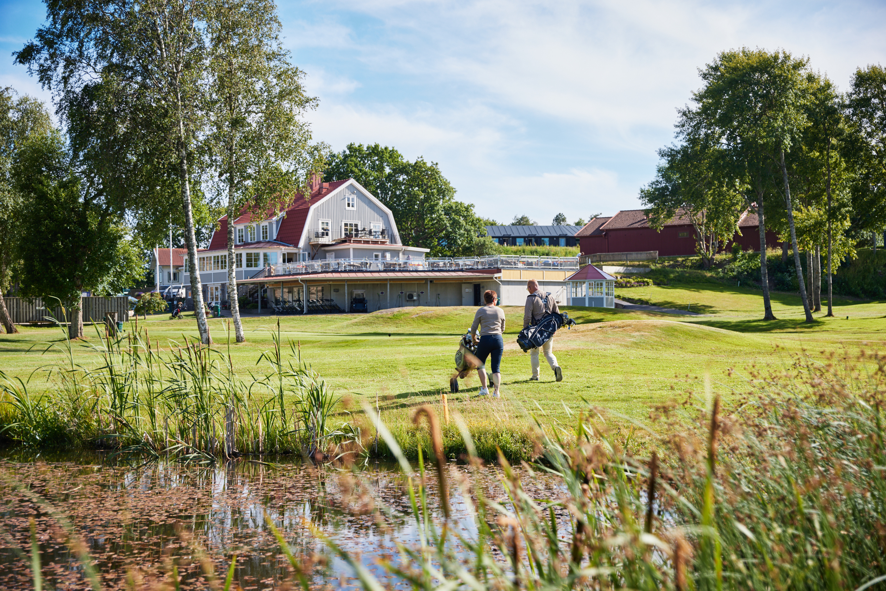 golf players at Skaftö Golfklubb