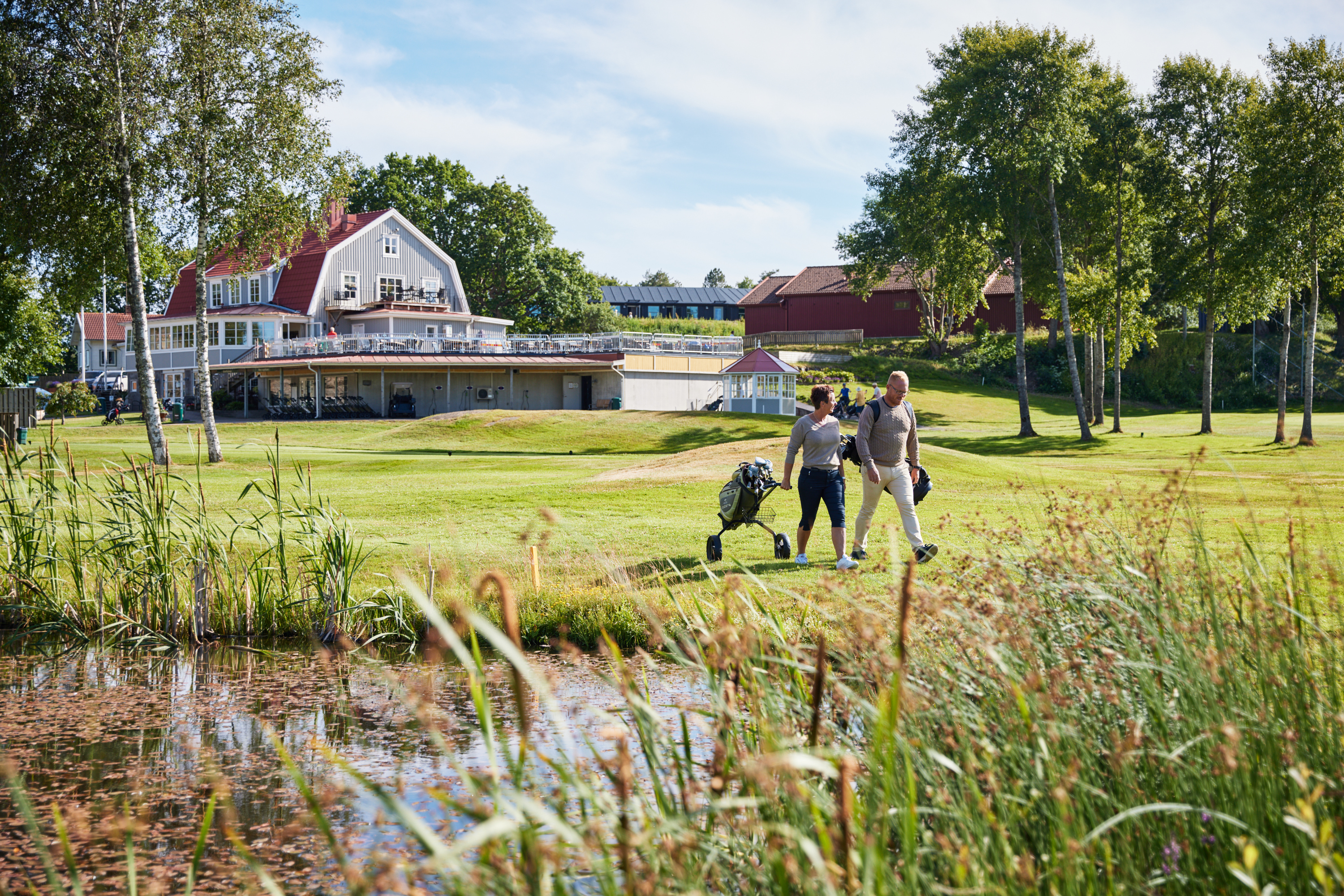 Golfare på Skaftö Golfklubb