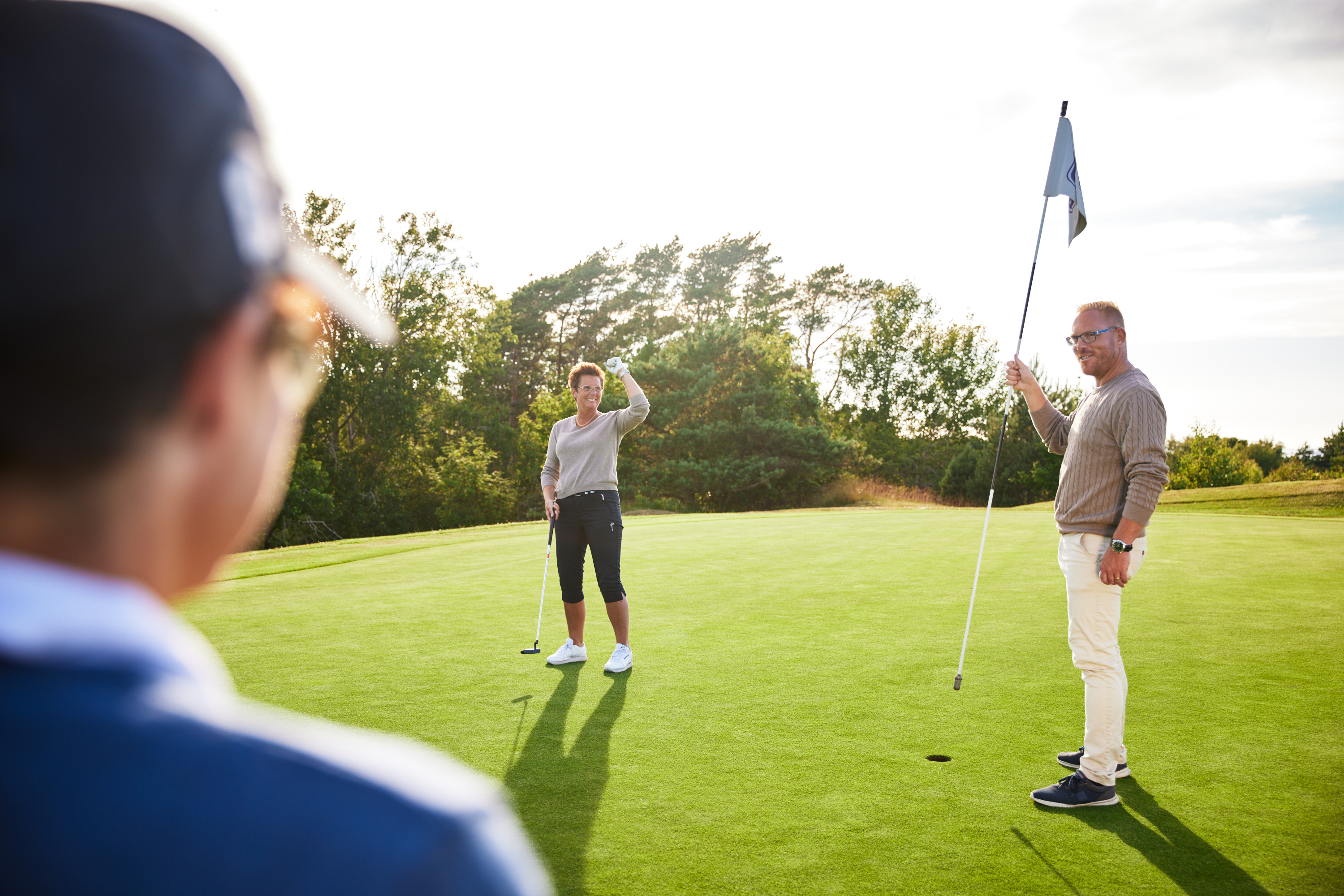 Golfare på Skaftö Golfklubb