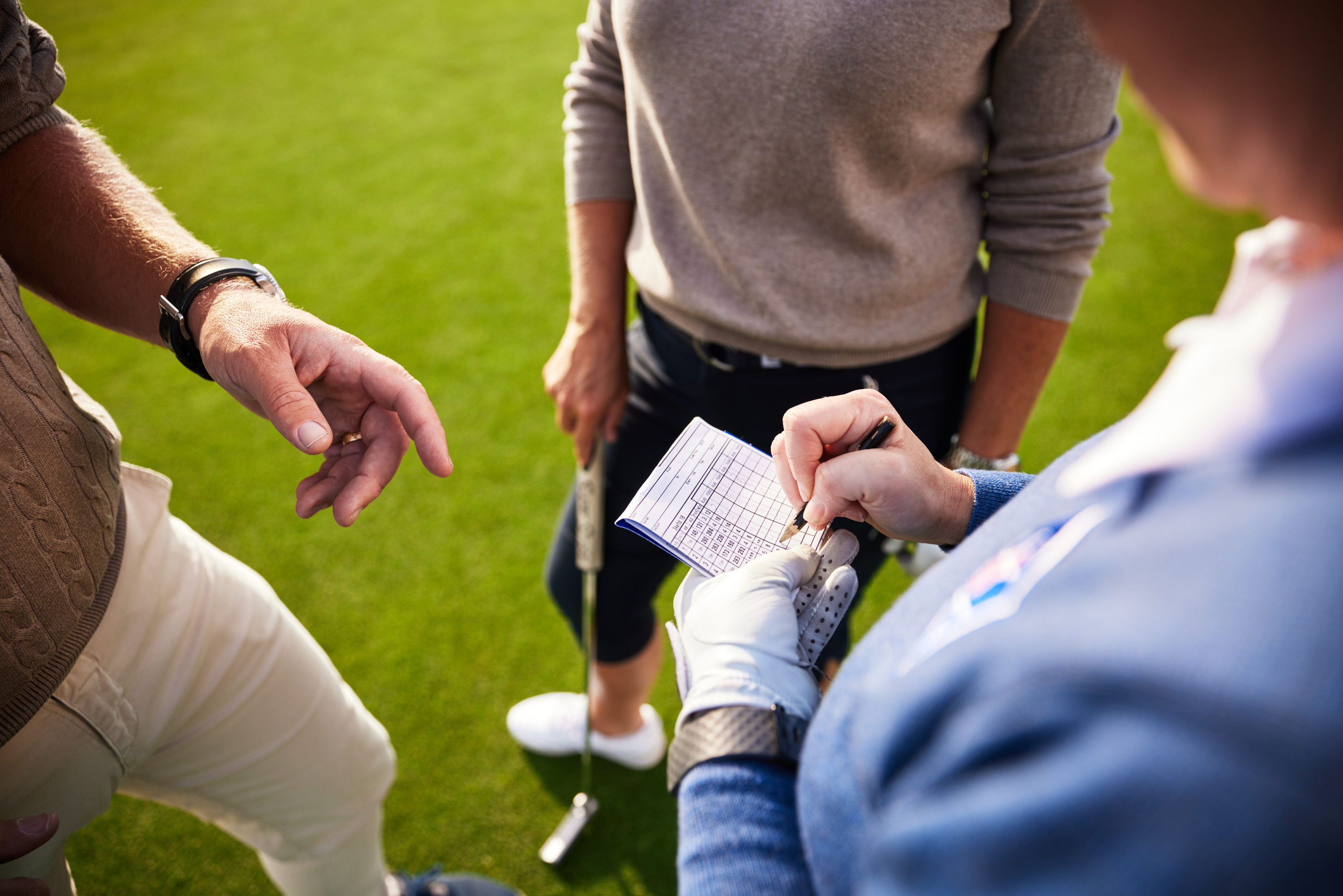Golfare på Skaftö Golfklubb
