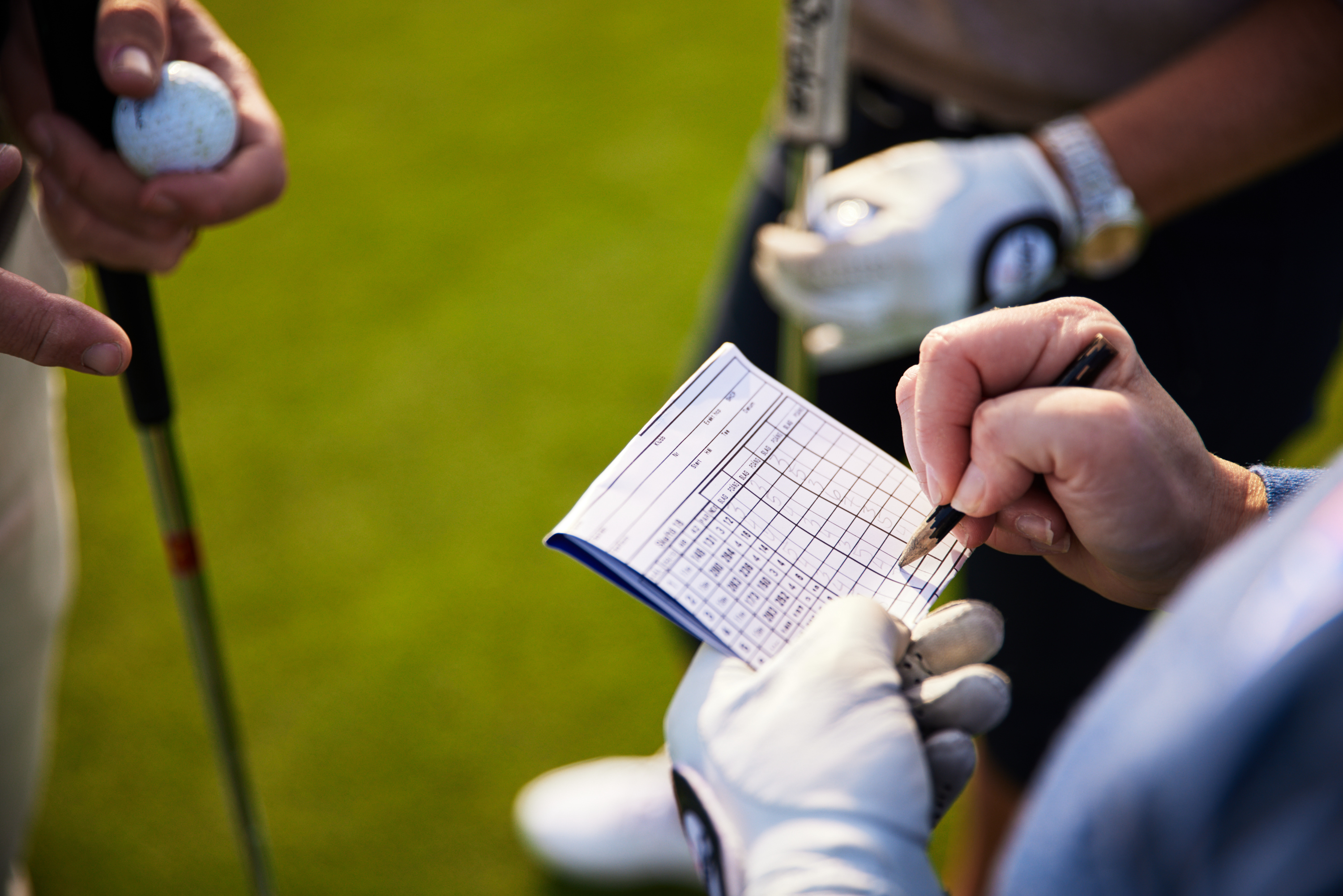 Golfare på Skaftö Golfklubb