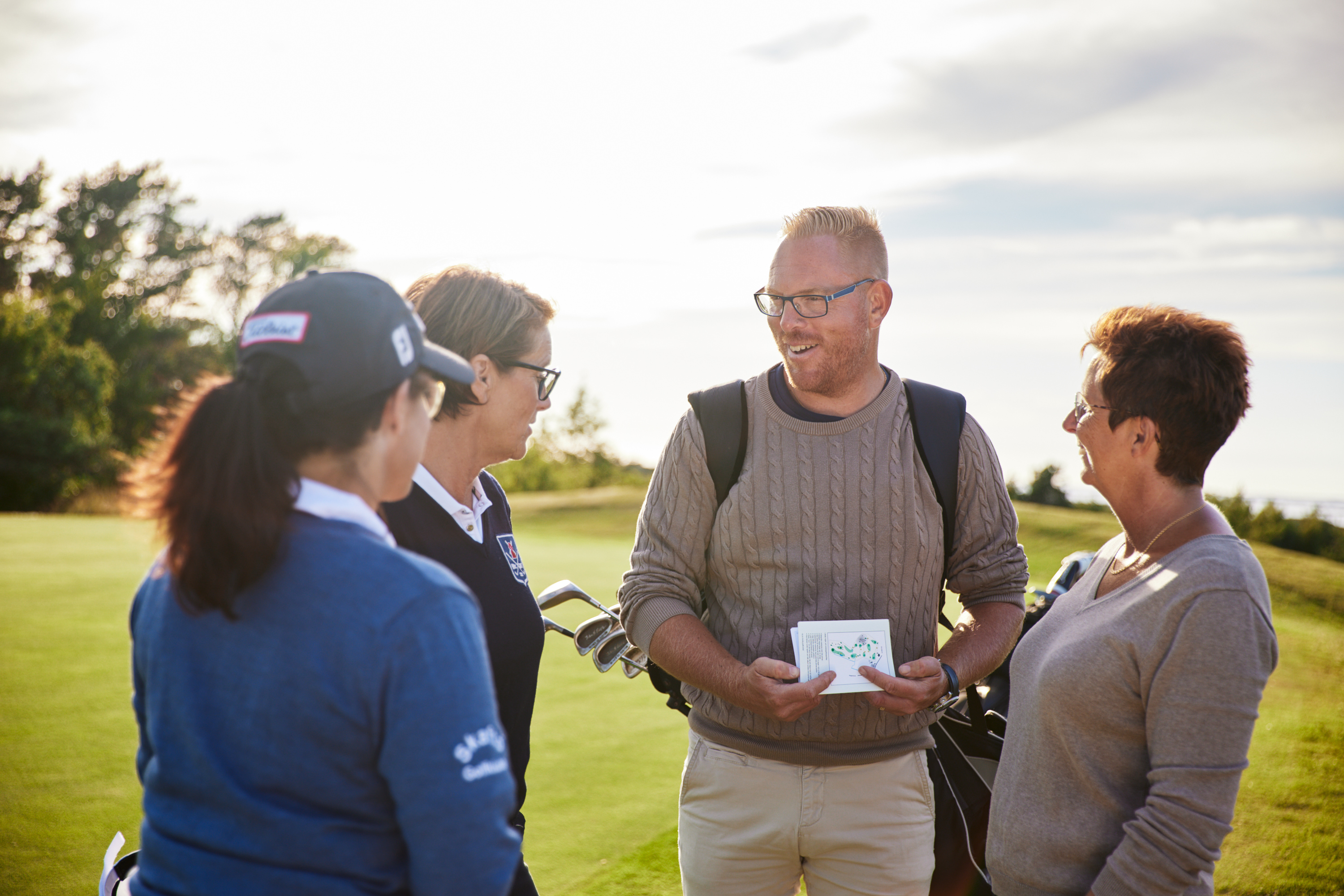 Golfare på Skaftö Golfklubb