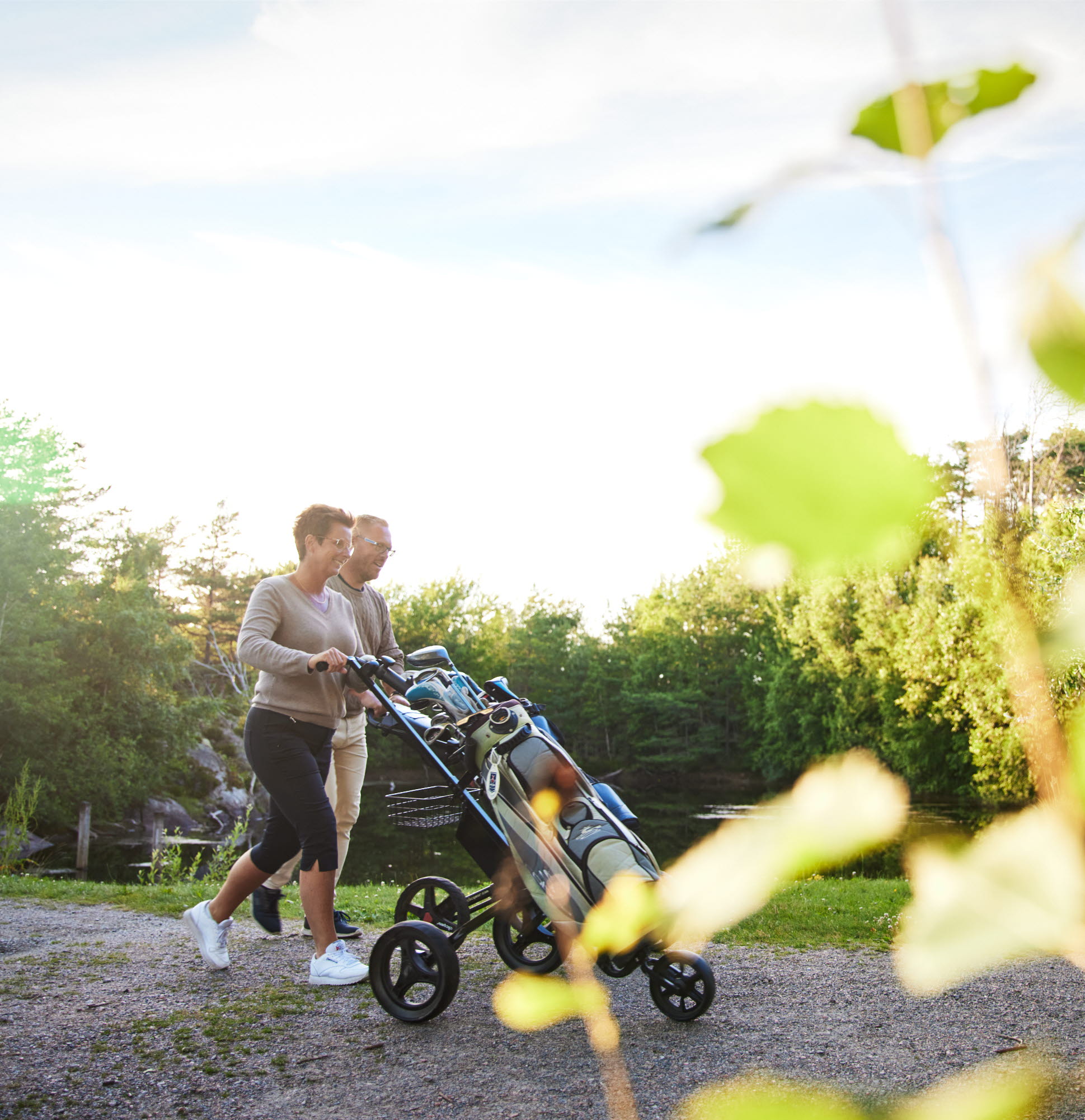 Golfare på Skaftö Golfklubb