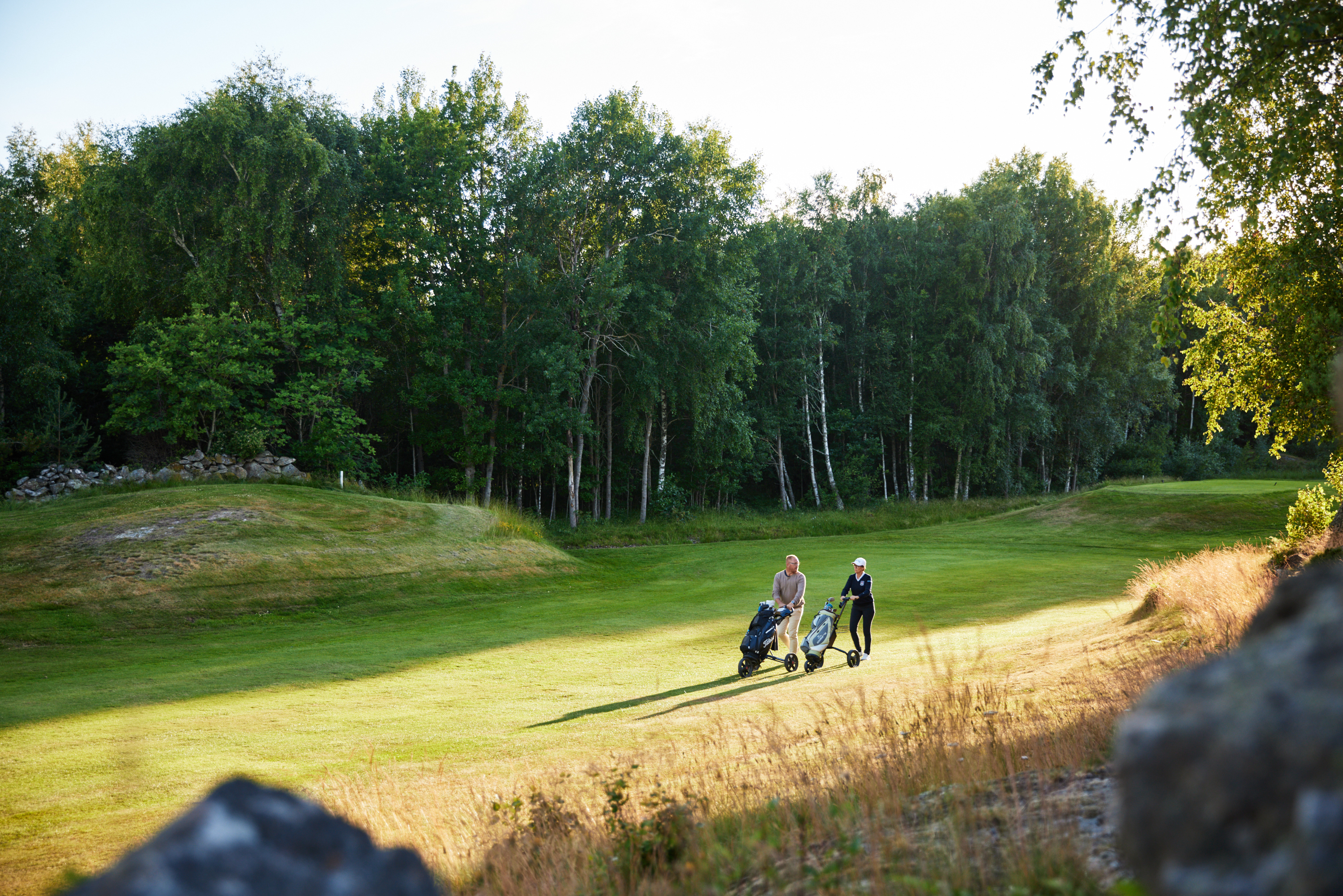 Golfare på Skaftö Golfklubb