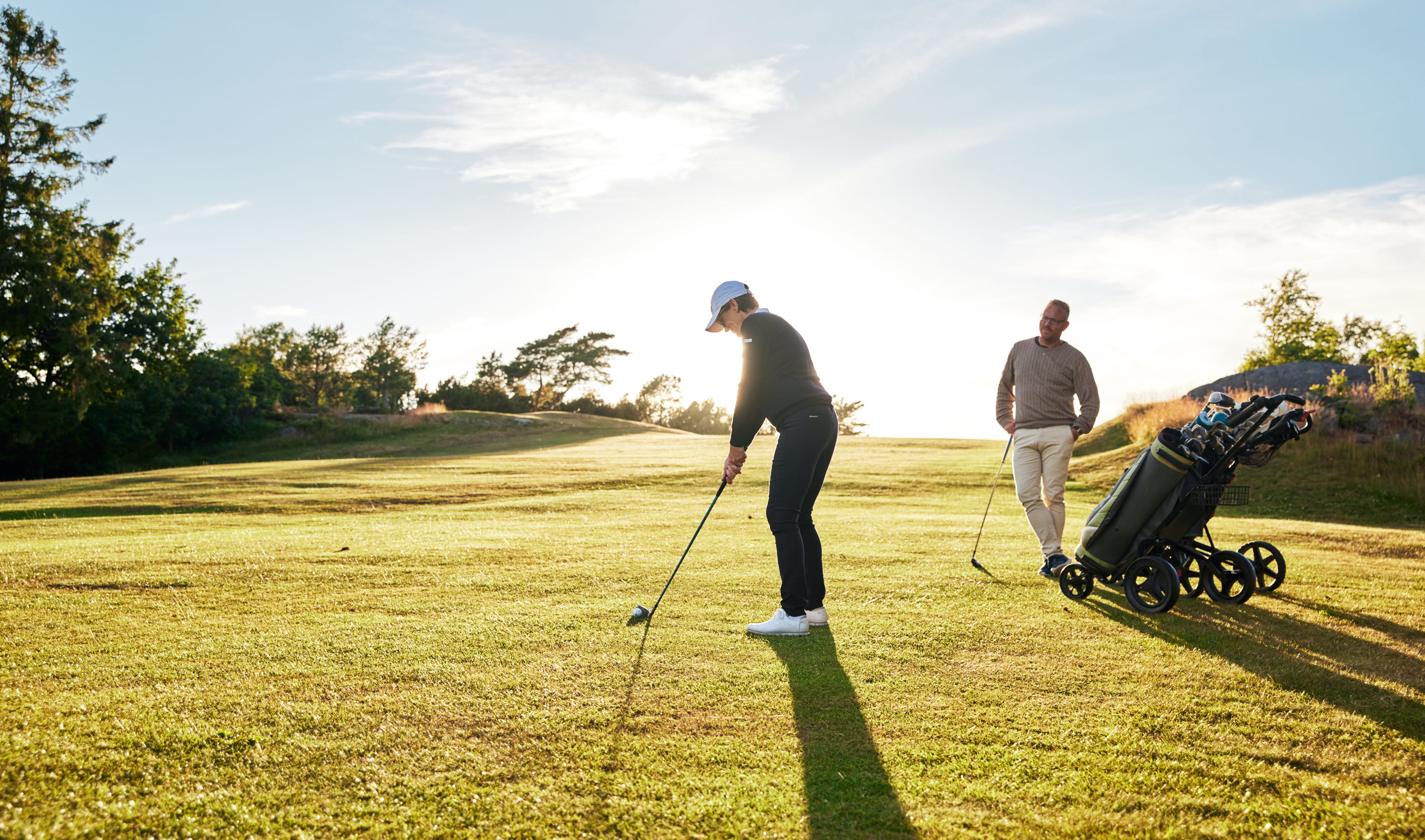 golf players at Skaftö Golfklubb