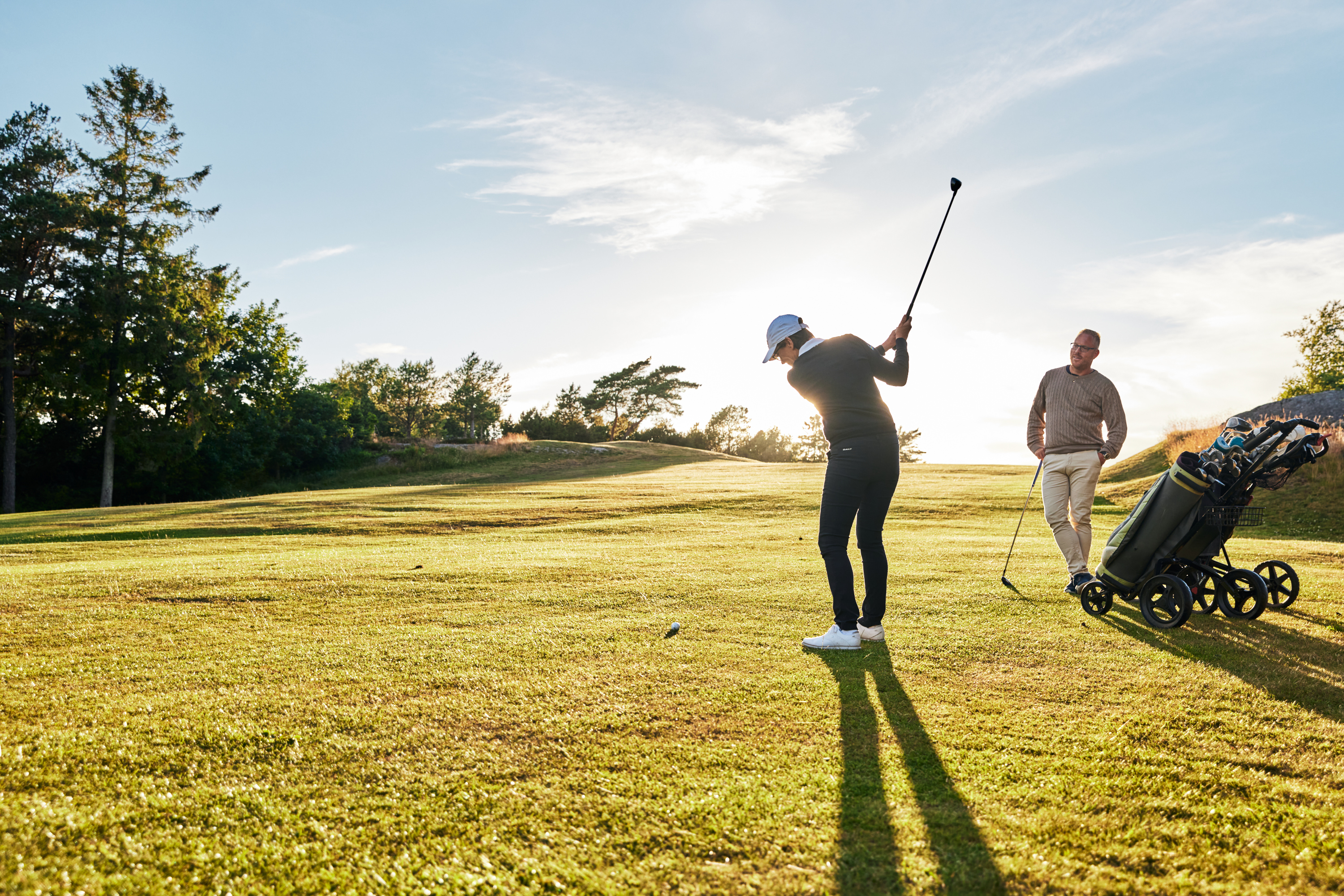 golf players at Skaftö Golfklubb