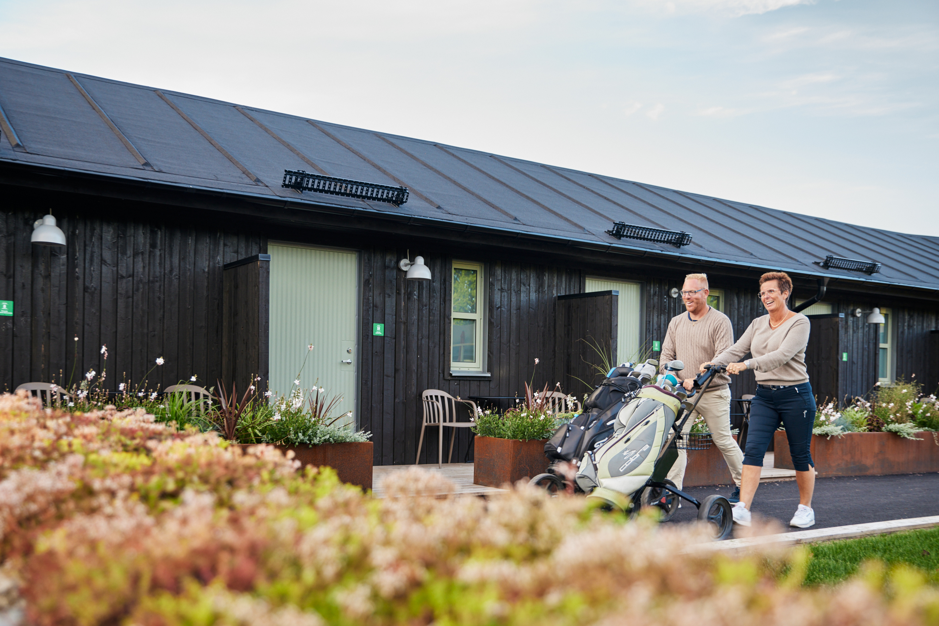 Golfare på Skaftö Golfklubb
