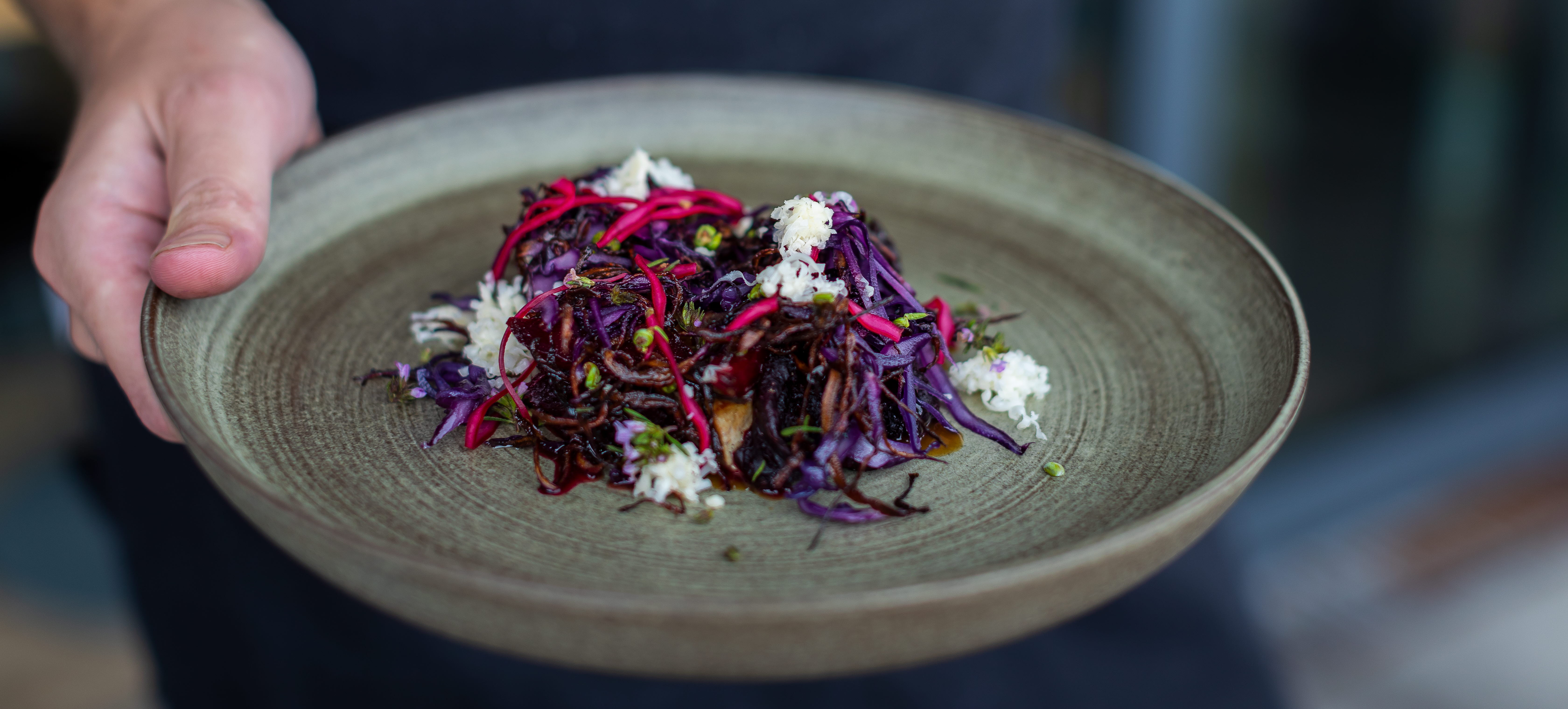 Plate from Restaurant Vatten in Skärhamn