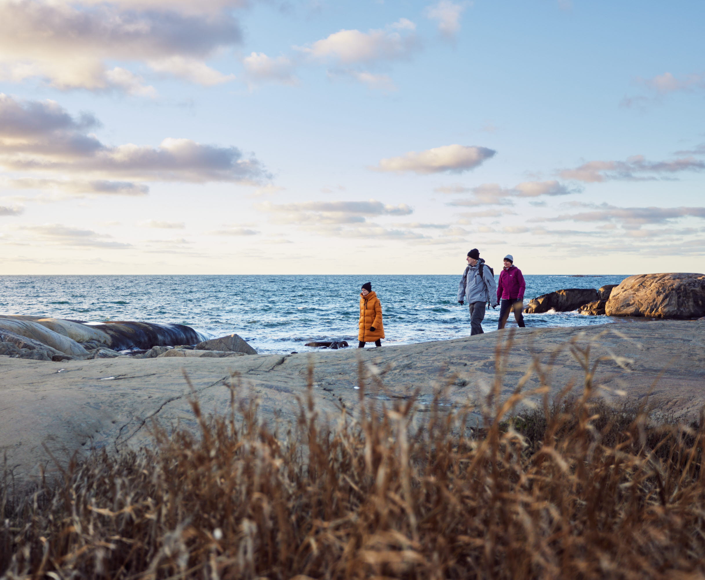 Vandrare på Skärgårdsleden