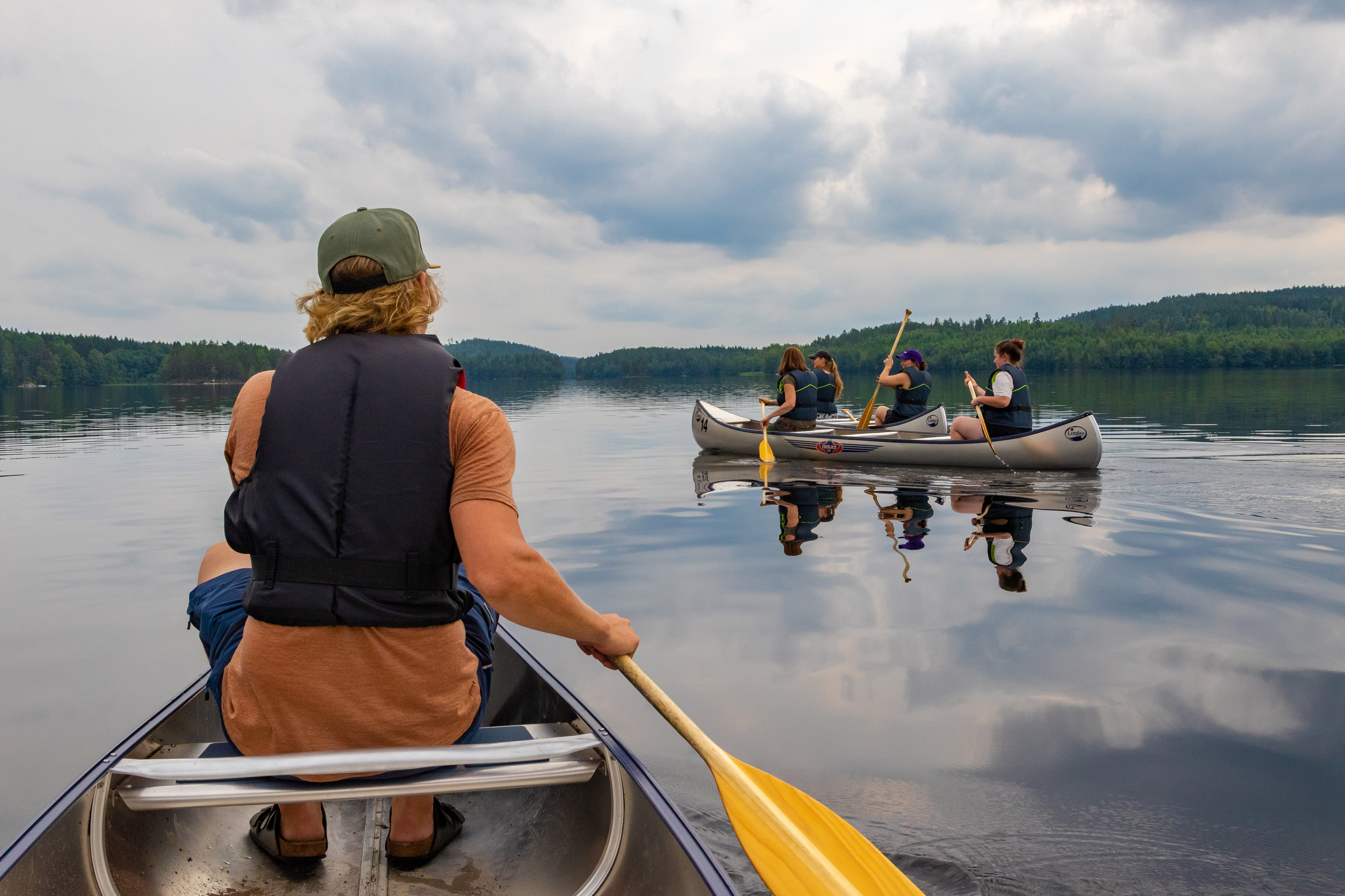 Paddling i Ragnerudsjön.