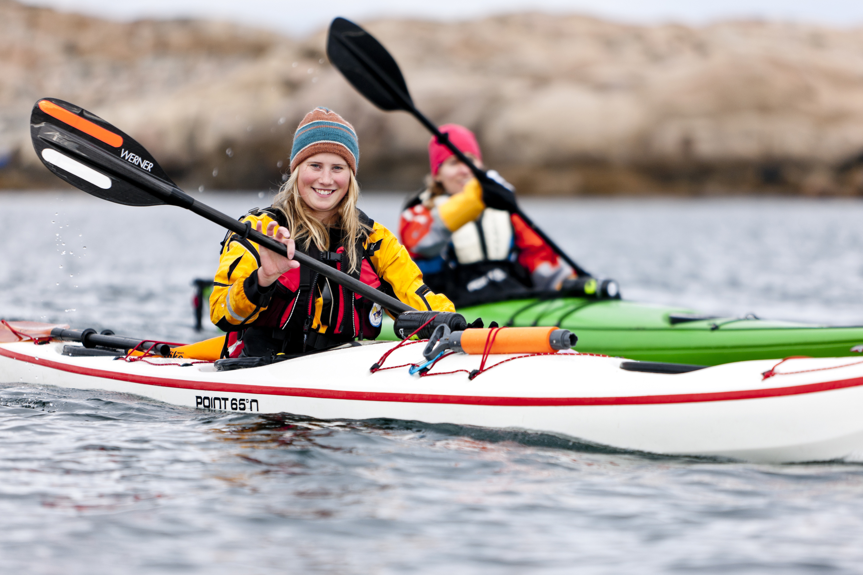 Kajak vid Bohusläns kust