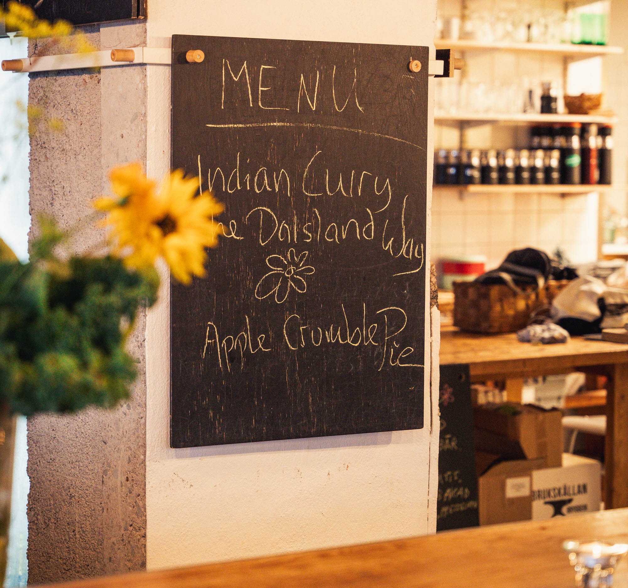 Restaurant in a hotel.