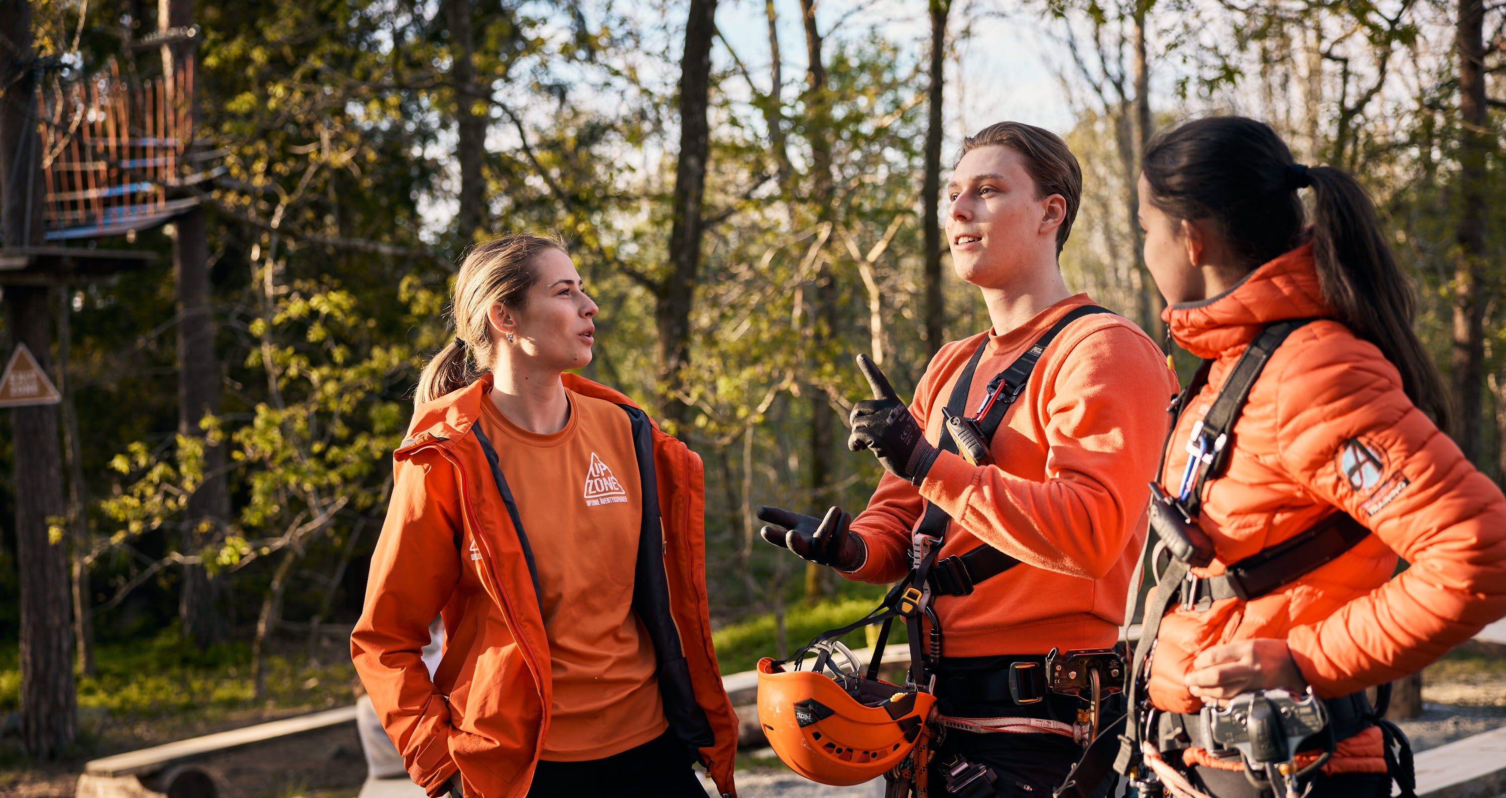 Instructors for high ropes activities