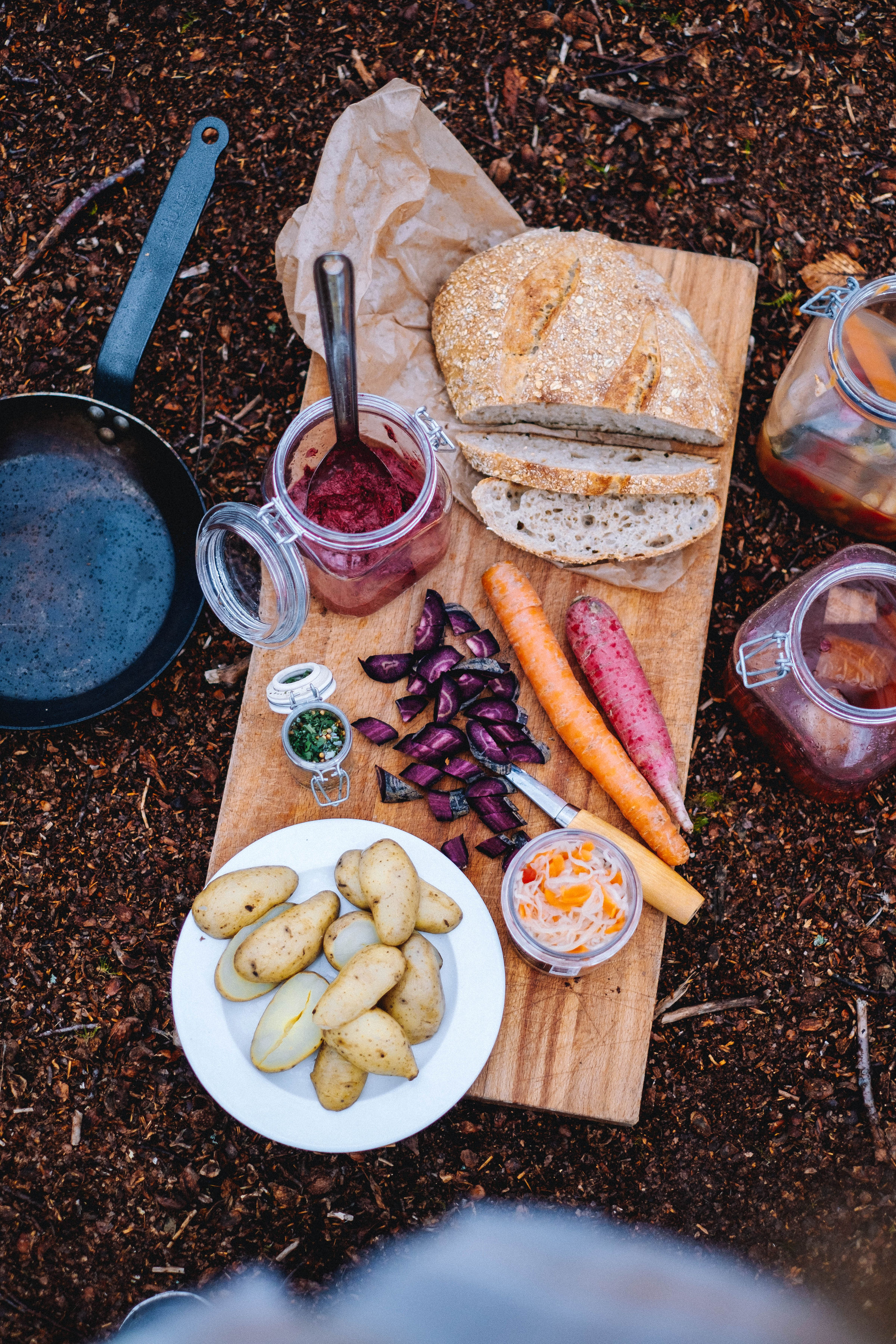 Utomhusmatlagning på Gotaleden
