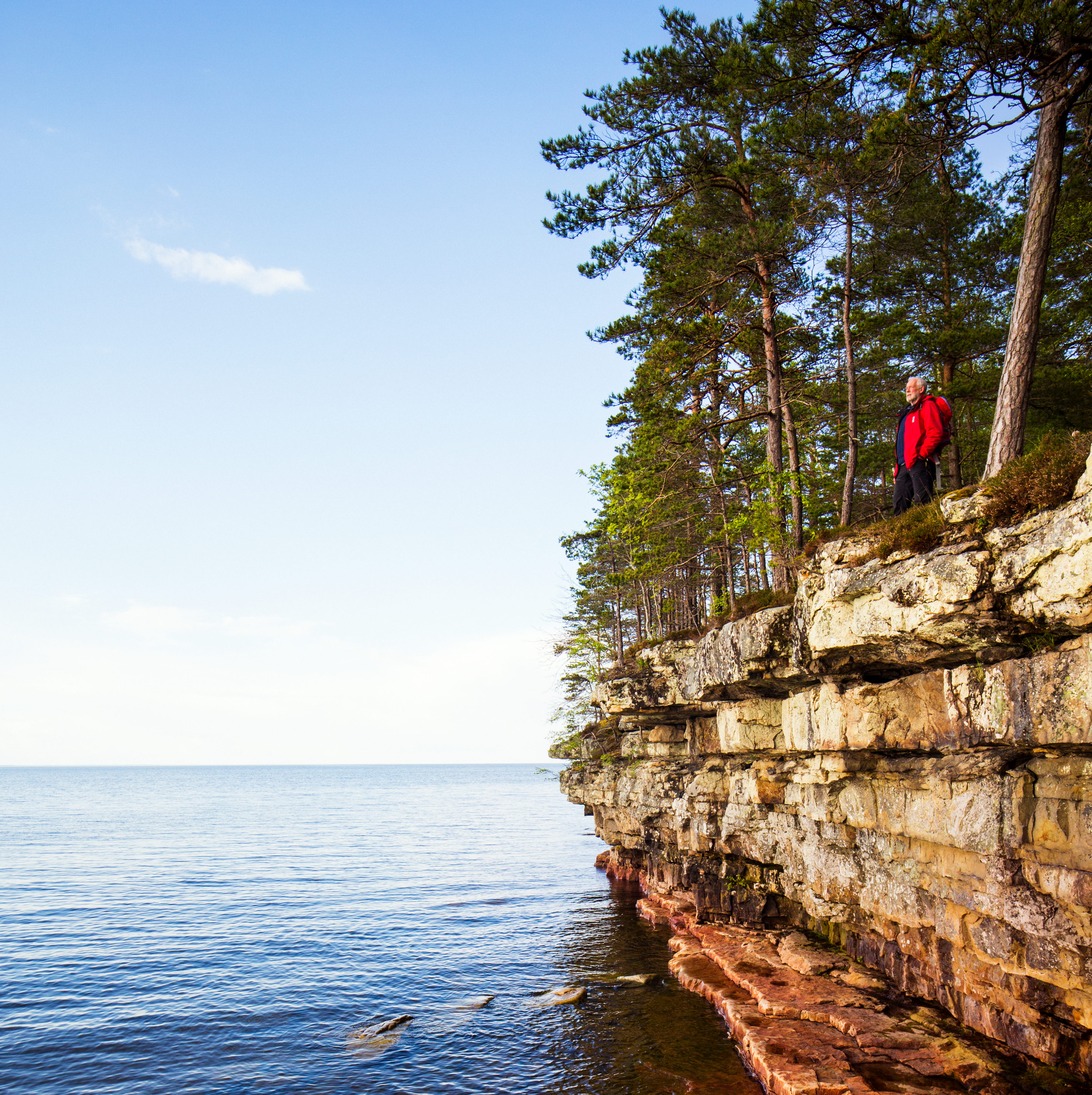 View over landscape.
