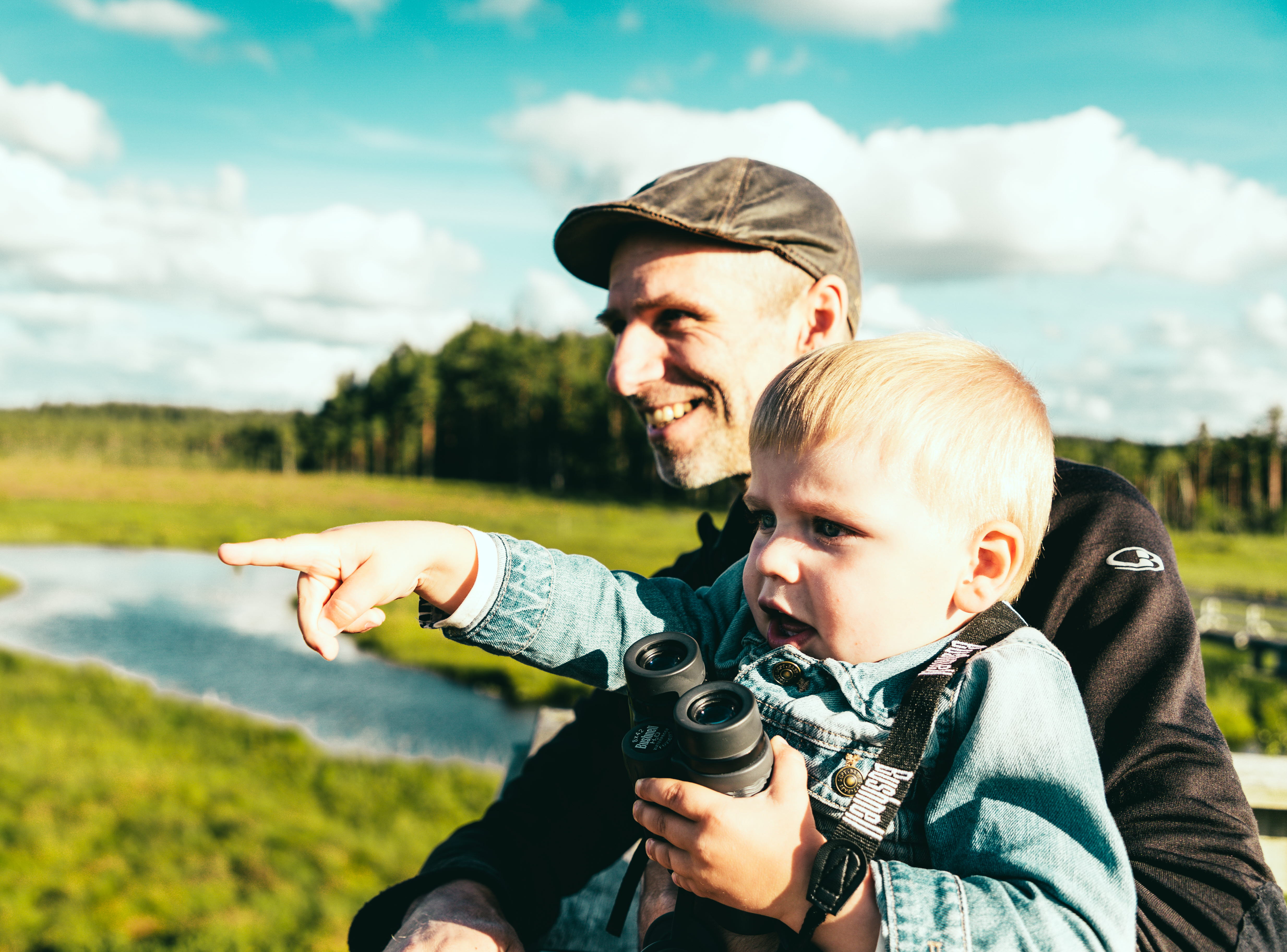 Family at Vänga Mosse